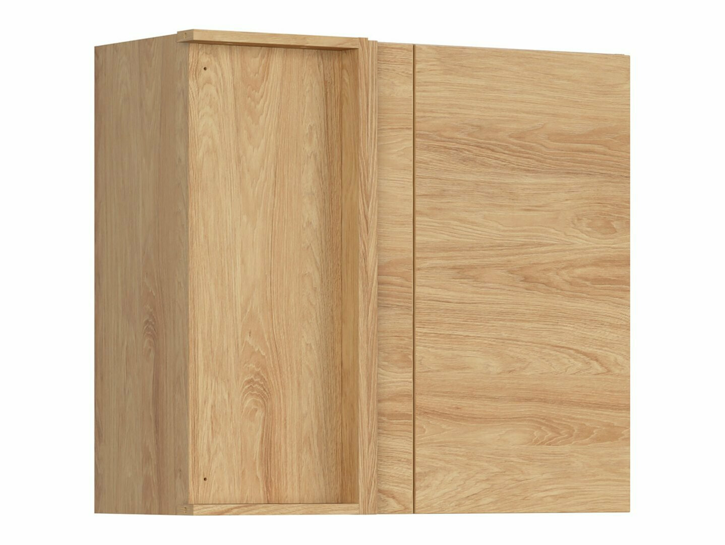 Modular wall-mounted corner cabinet Amper Oak 155