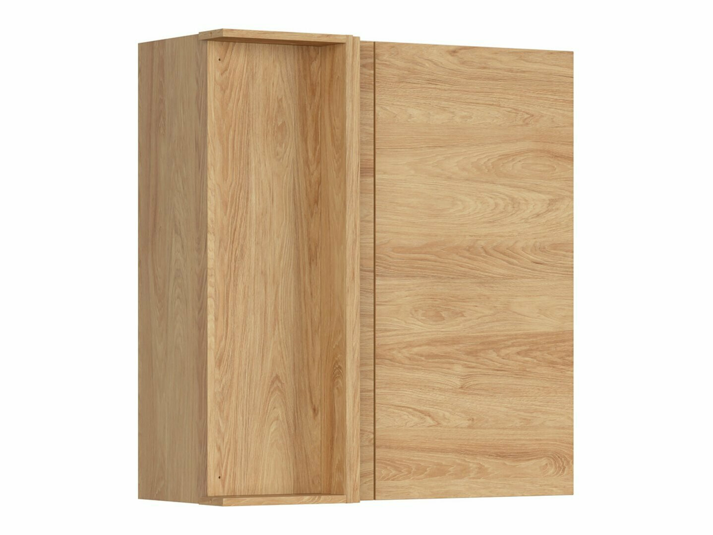 Modular wall-mounted corner cabinet Amper Oak 158