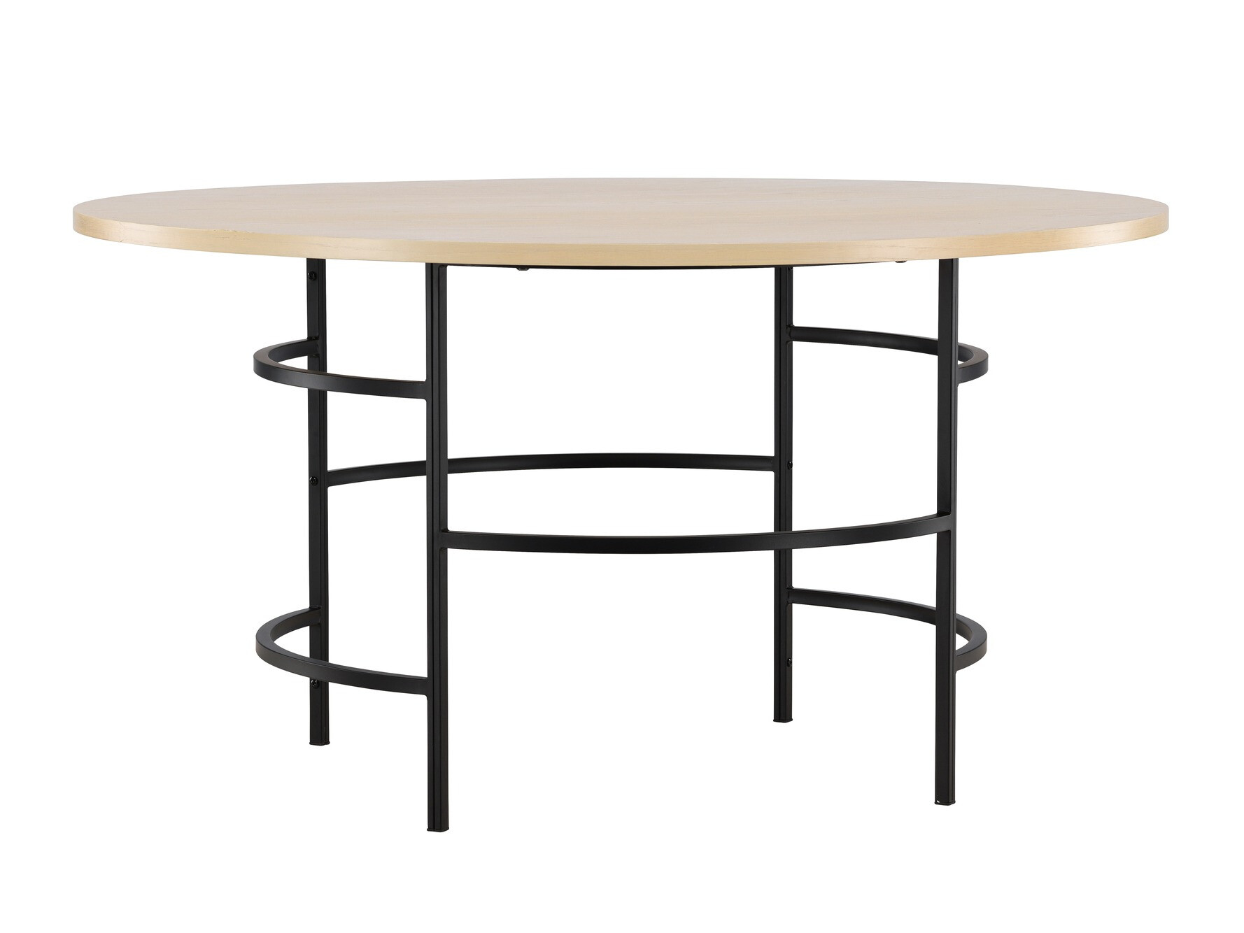 Table Dallas 4695 (Black + Light brown)