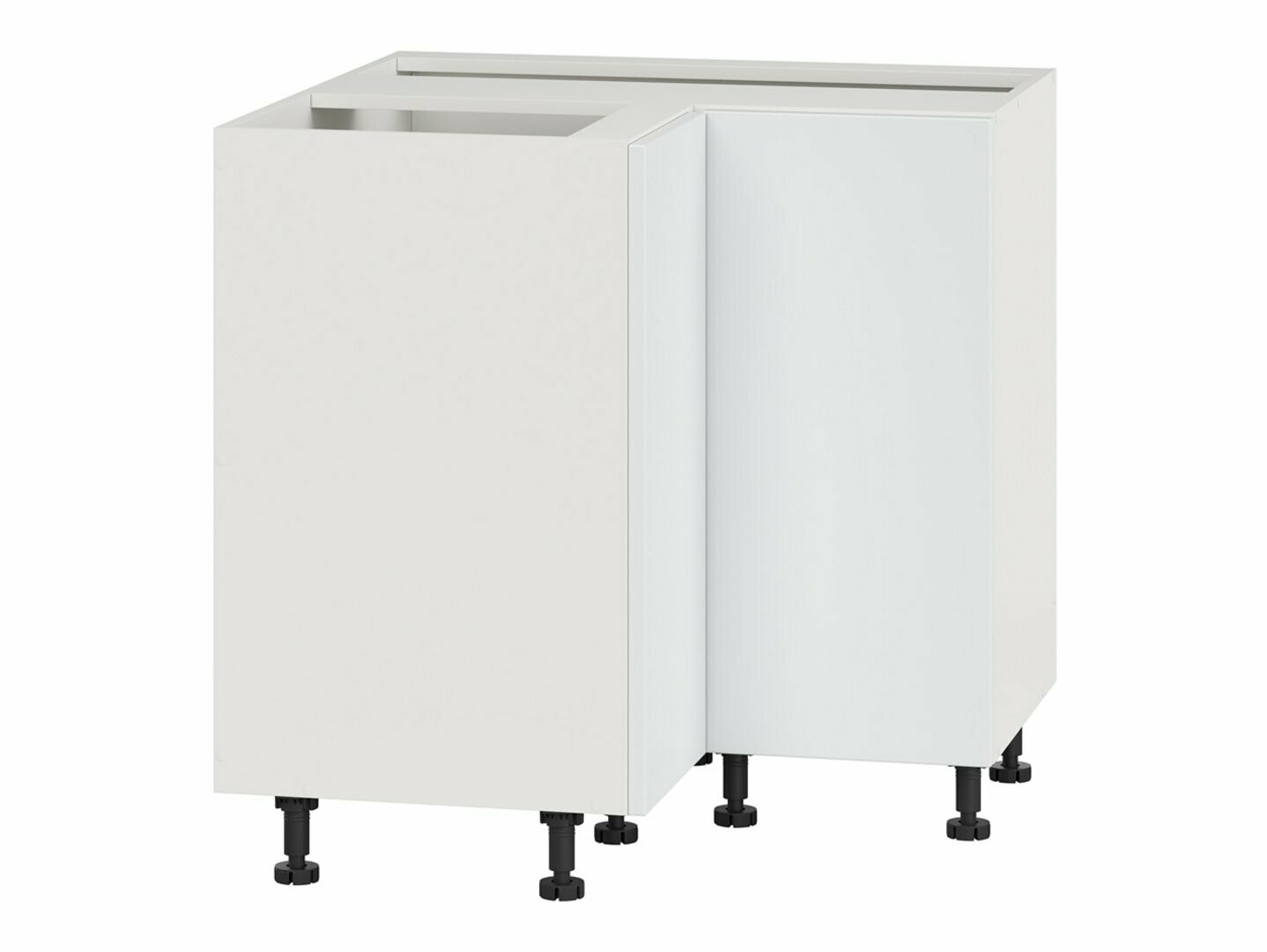 Πολυμορφικό γωνιακό ντουλάπι Top White 130