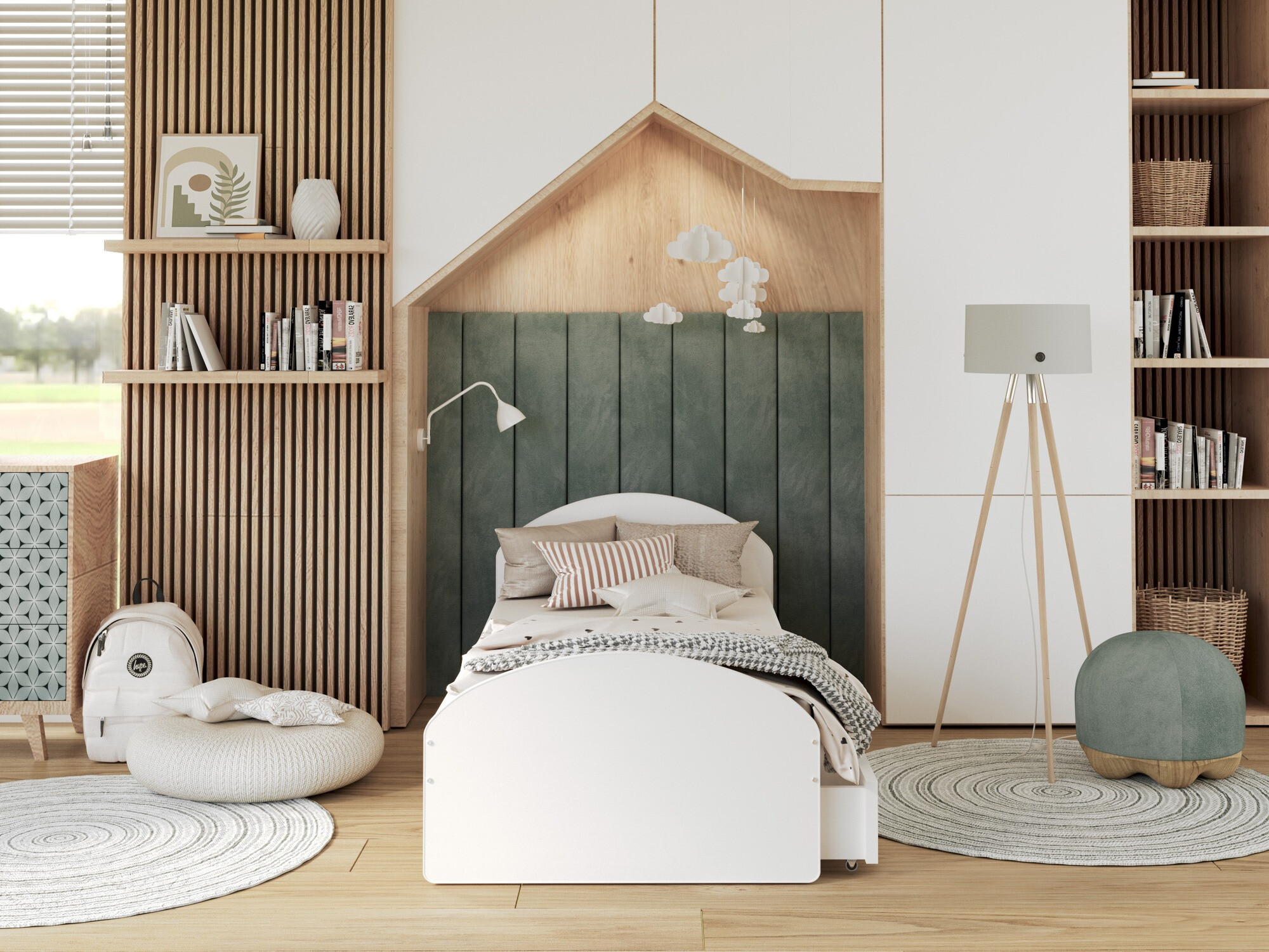 Bed Aurora 177 (White)
