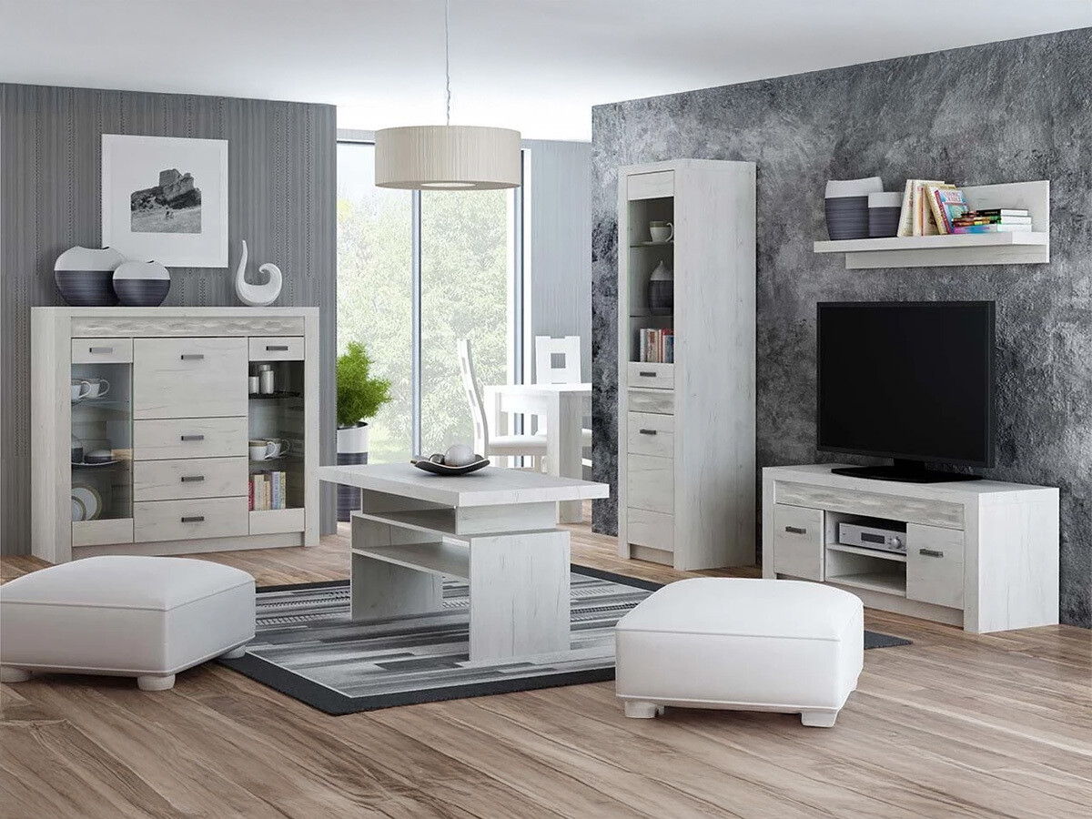 Chest of drawers Serfeno 105 (Craft white)