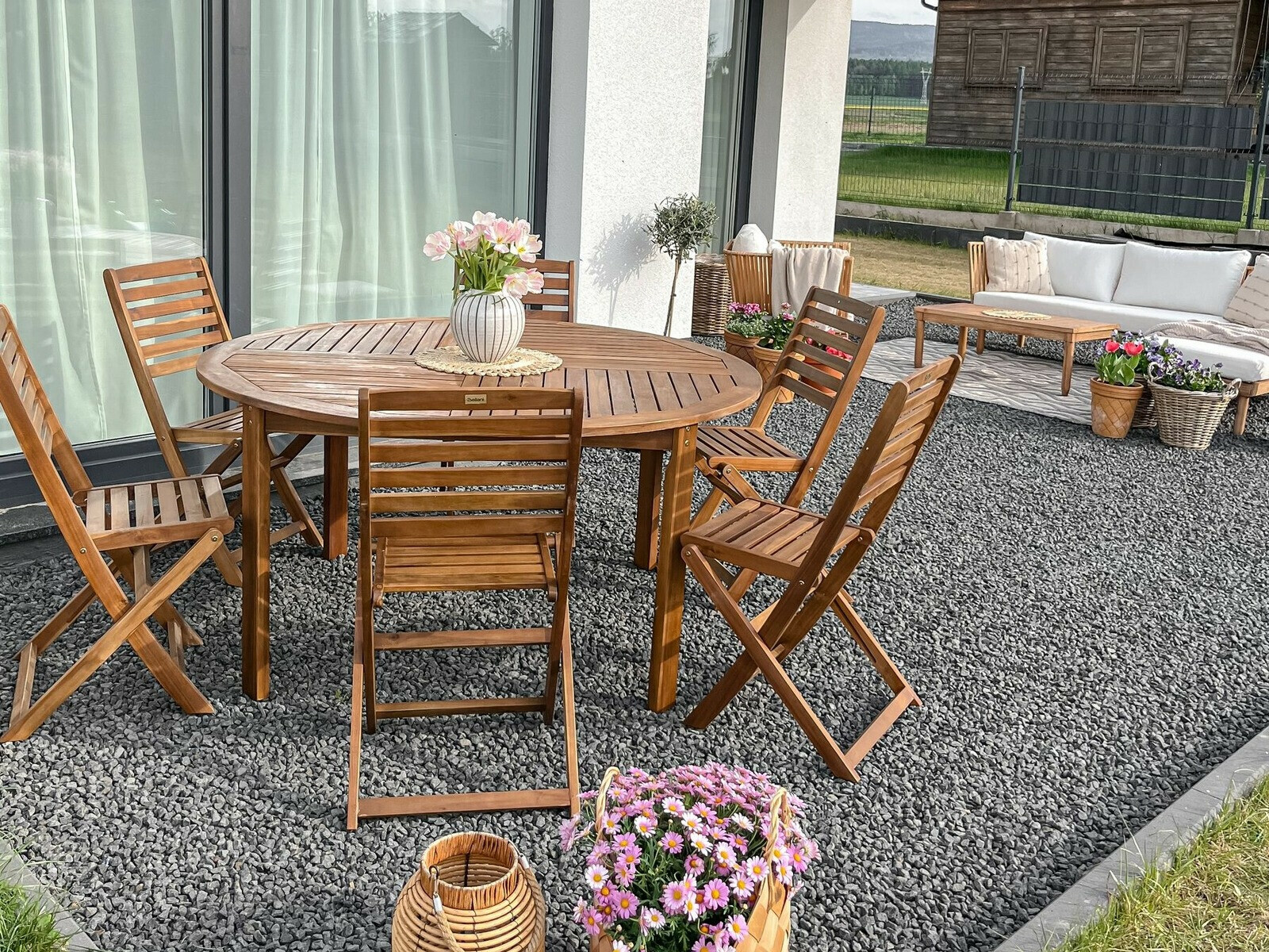 Table and chairs set Berwyn 2492