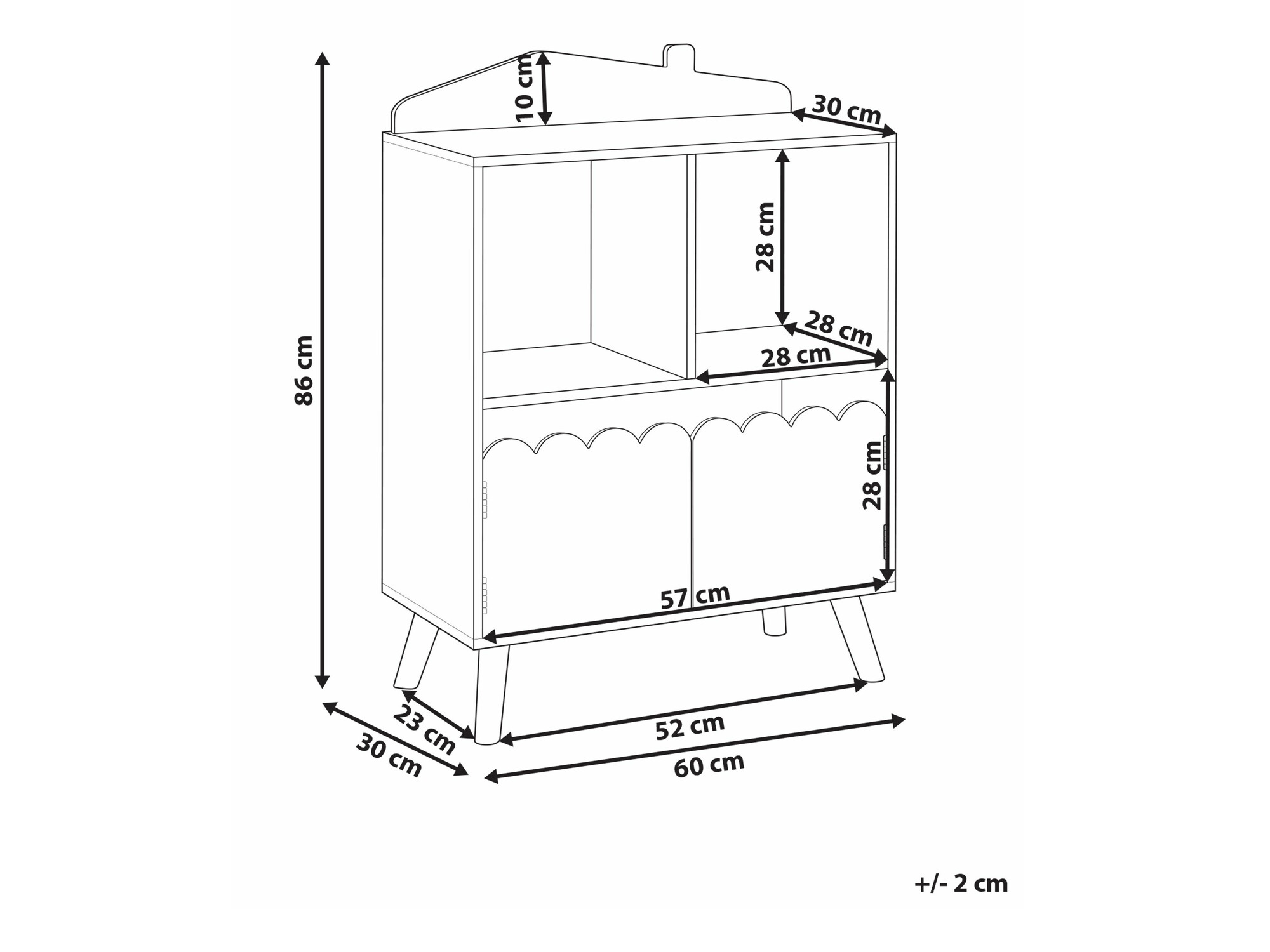 Bookcase Berwyn 2495