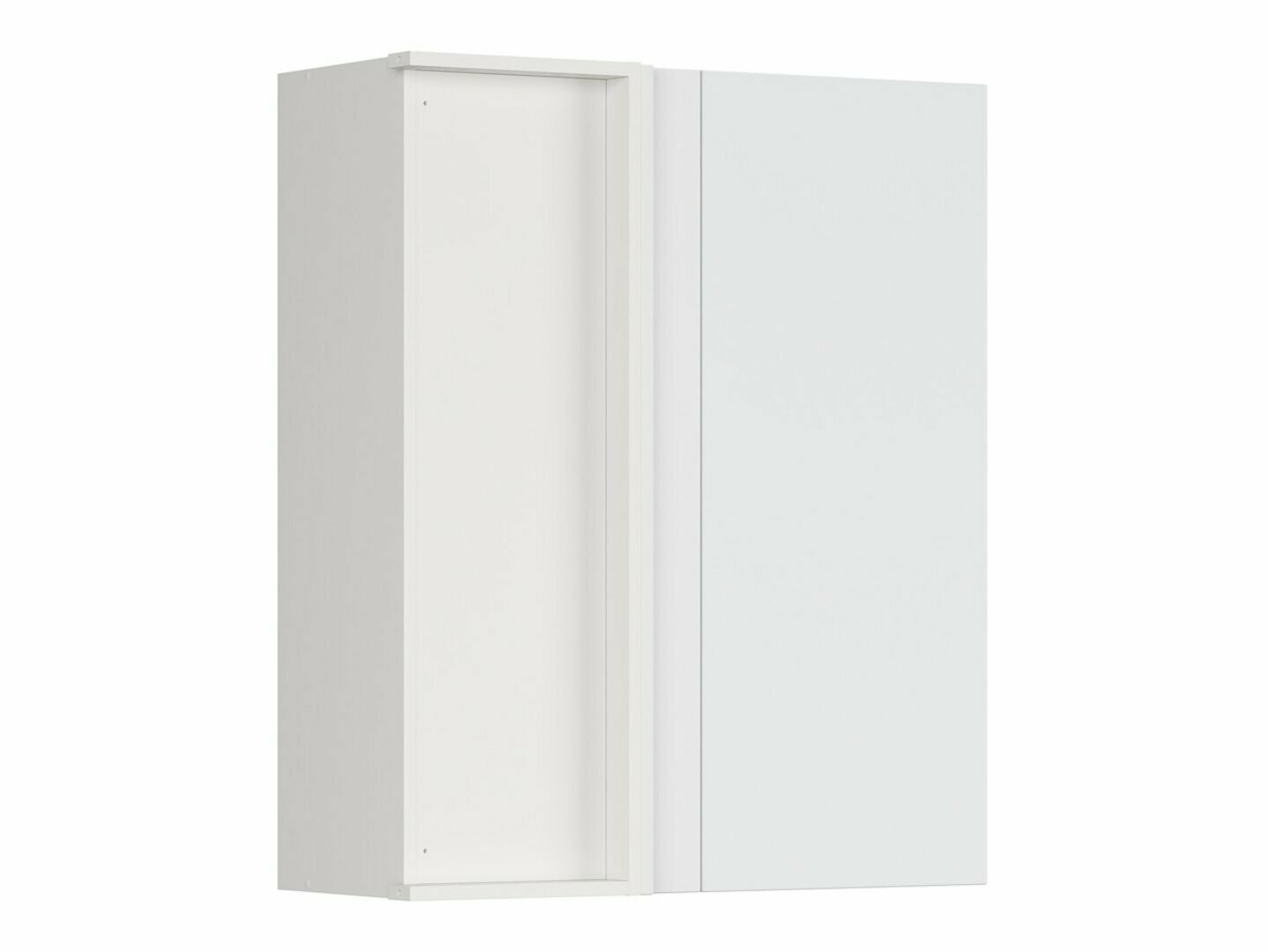Πολυμορφικό γωνιακό ντουλάπι τοίχου Top White 156