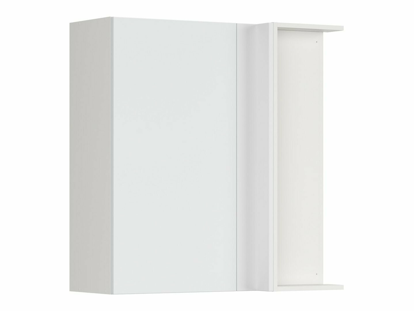 Πολυμορφικό γωνιακό ντουλάπι τοίχου Top White 158