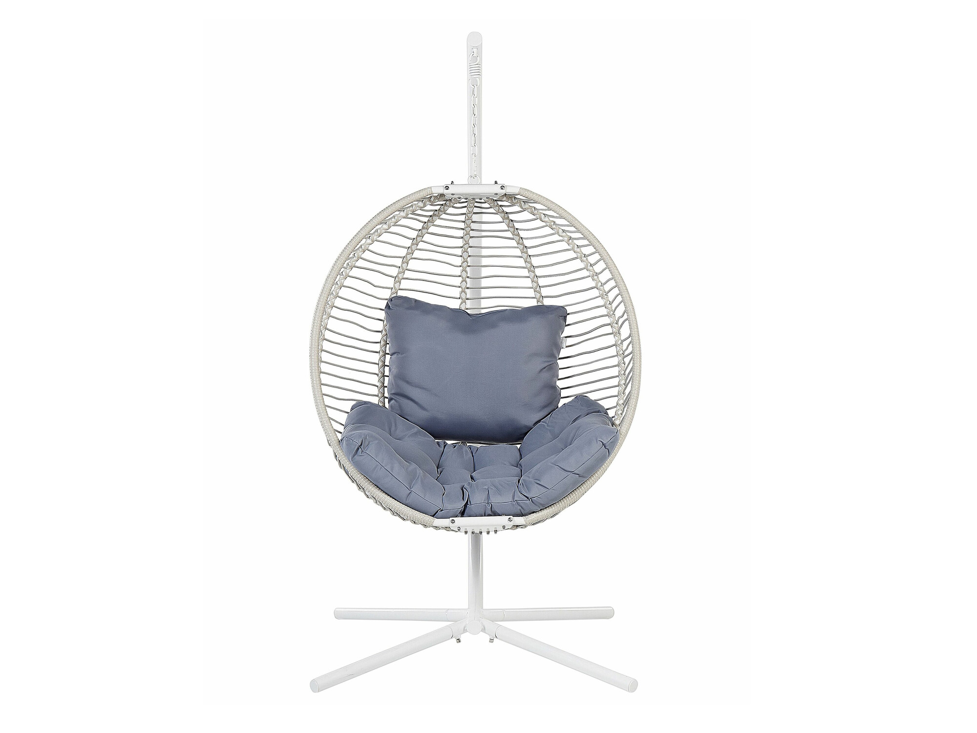Hanging chair Berwyn 2502 (White + Grey)