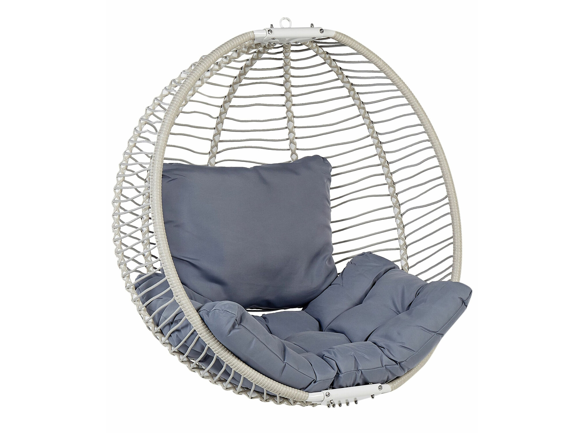 Hanging chair Berwyn 2502 (White + Grey)