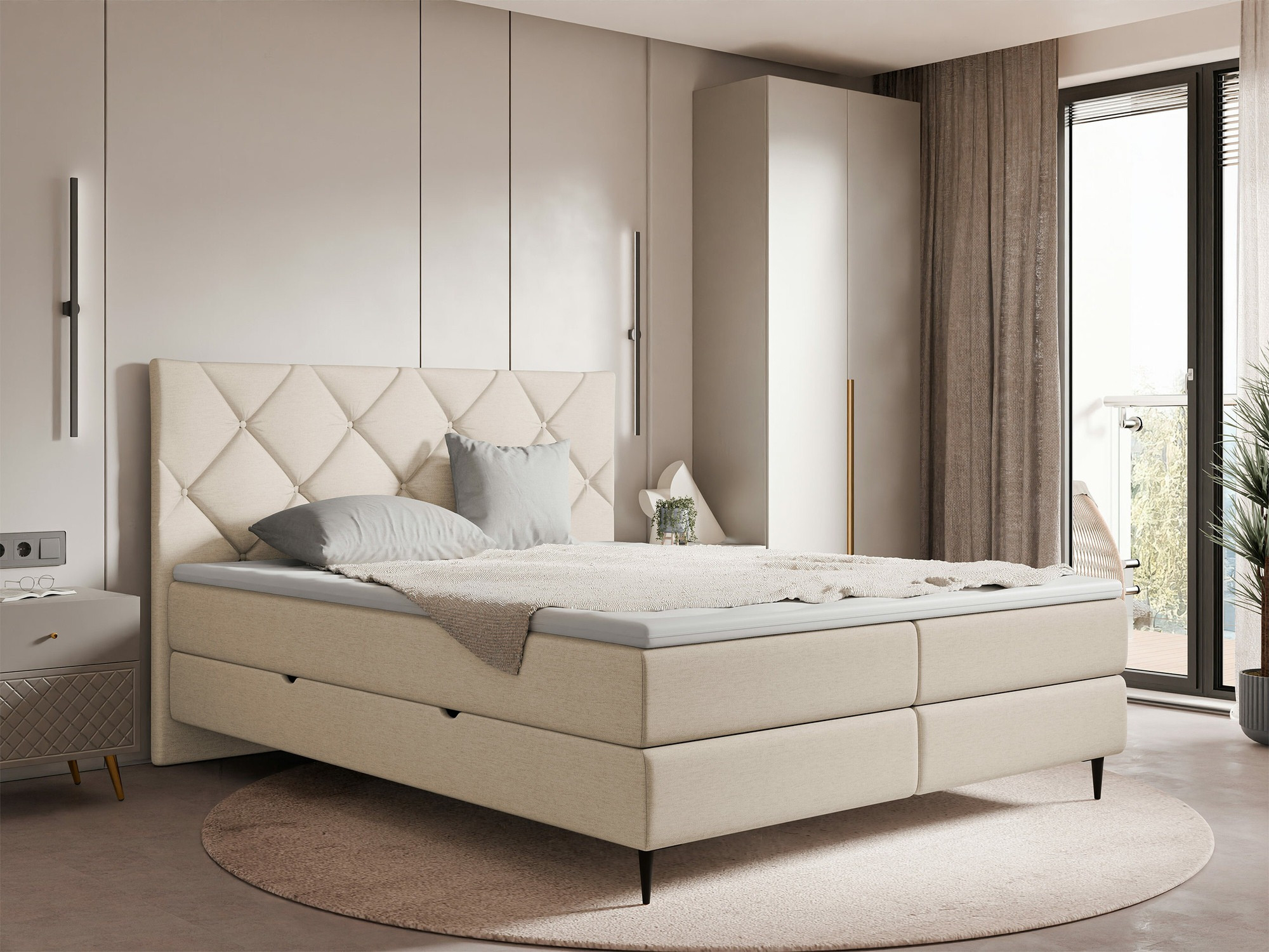 Continental bed ComfiDream Myrel (Verita 03)