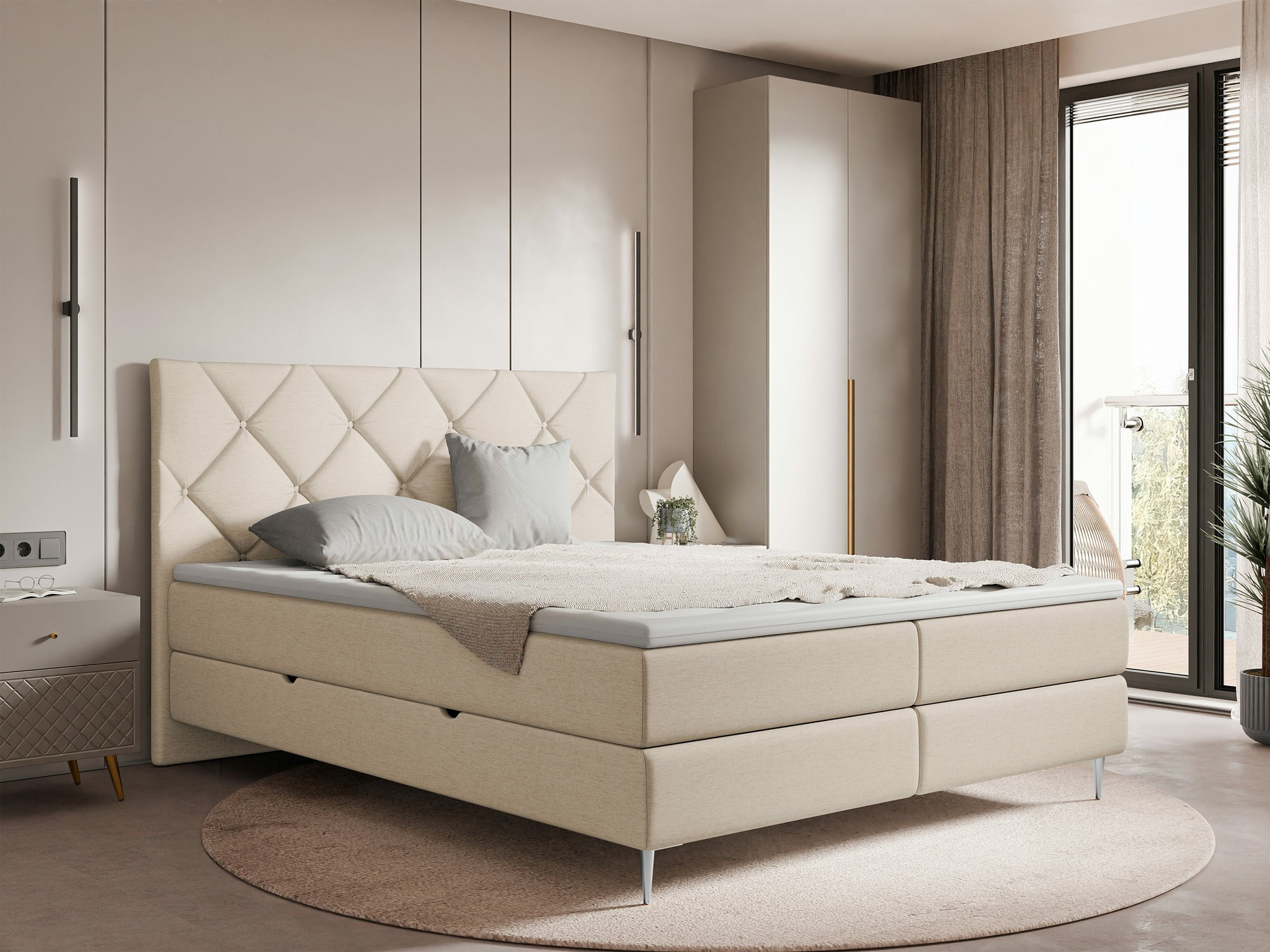 Continental bed ComfiDream Myrel (Verita 03)