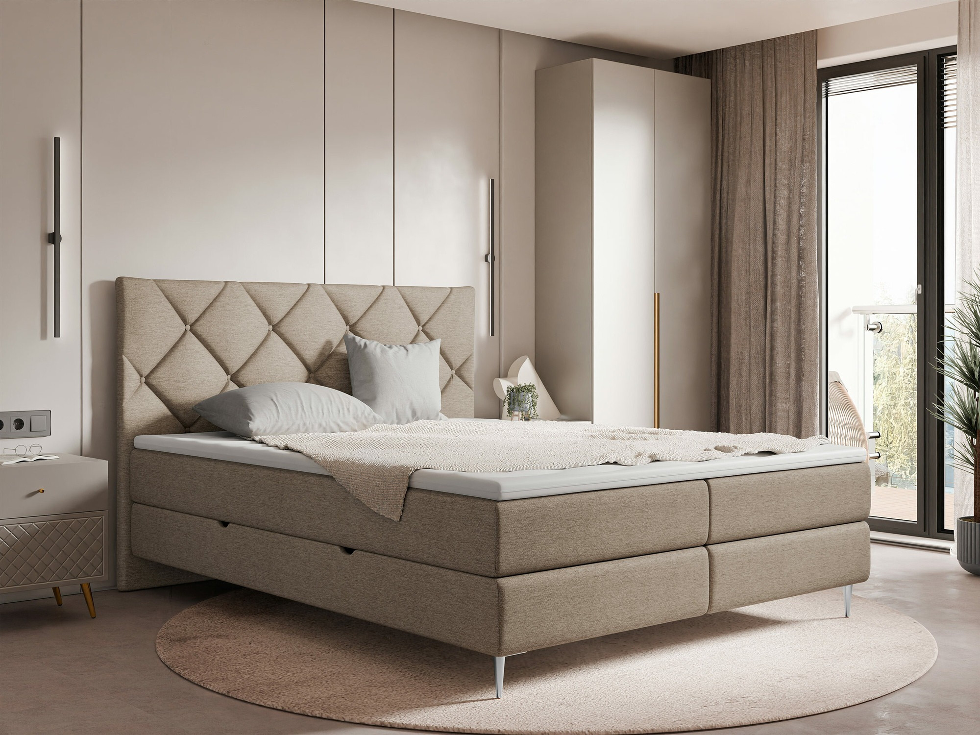 Continental bed ComfiDream Myrel (Verita 16)