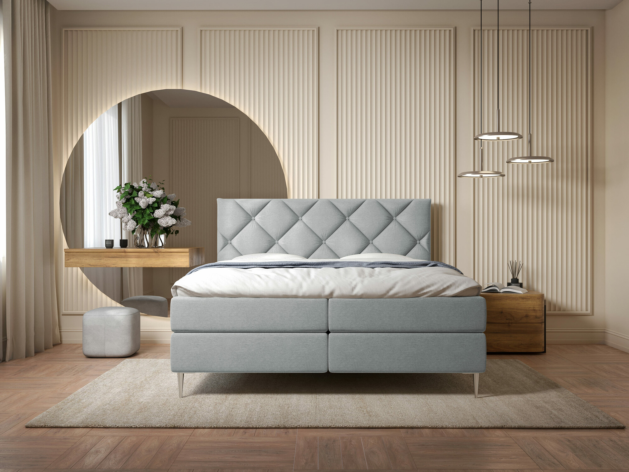 Continental bed ComfiDream Myrel (Verita 85)