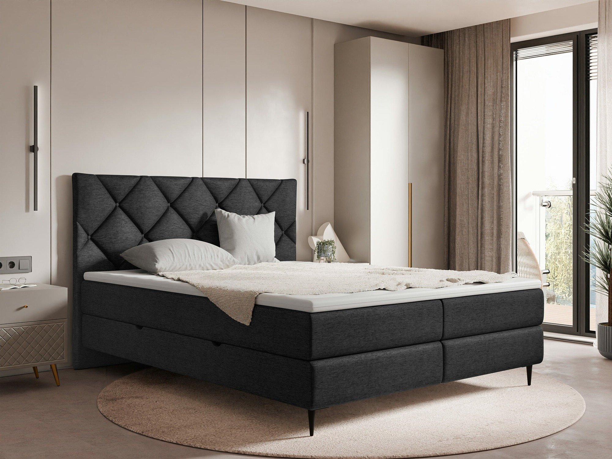 Continental bed ComfiDream Myrel (Verita 98)