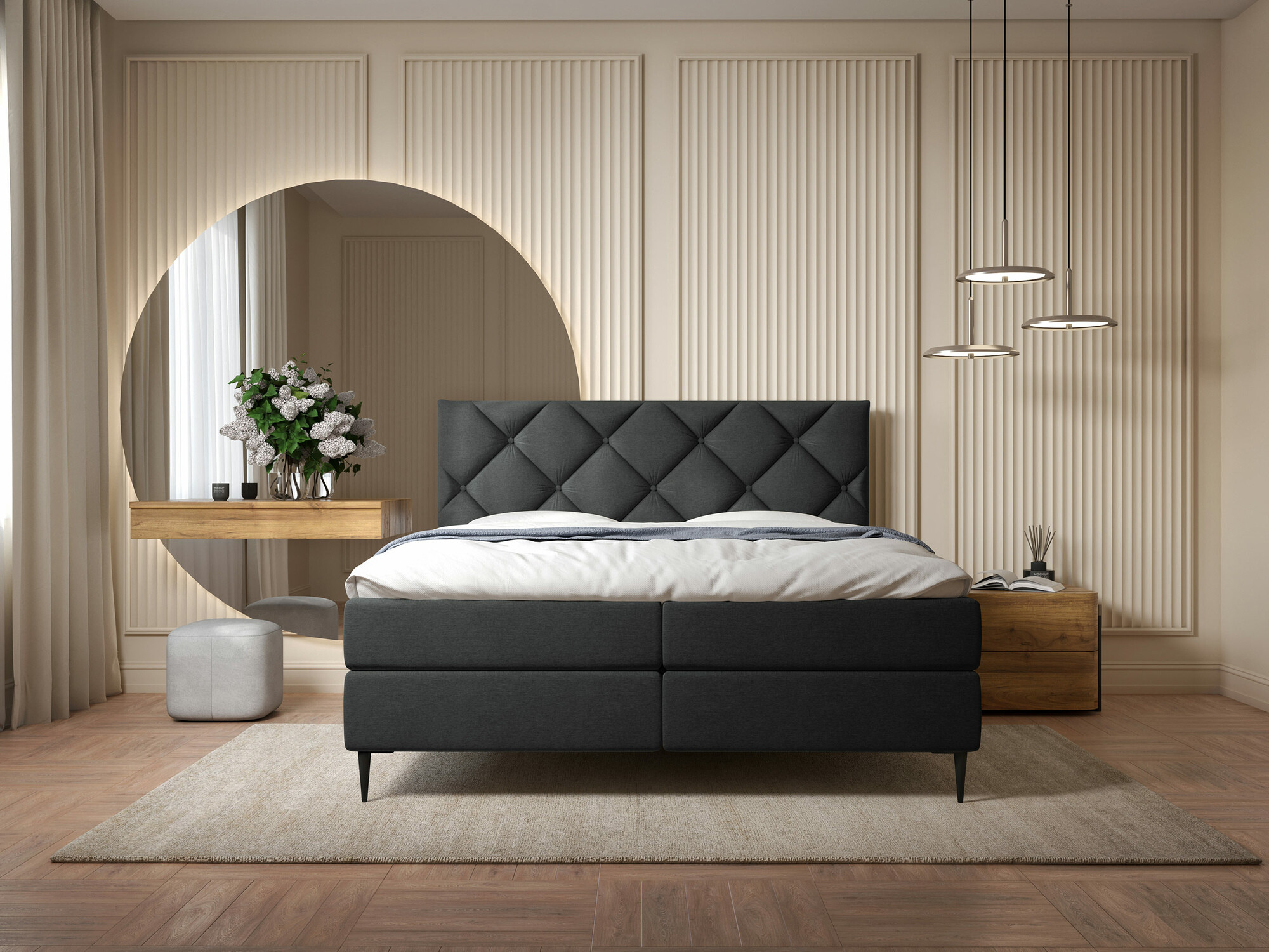 Continental bed ComfiDream Myrel (Verita 98)