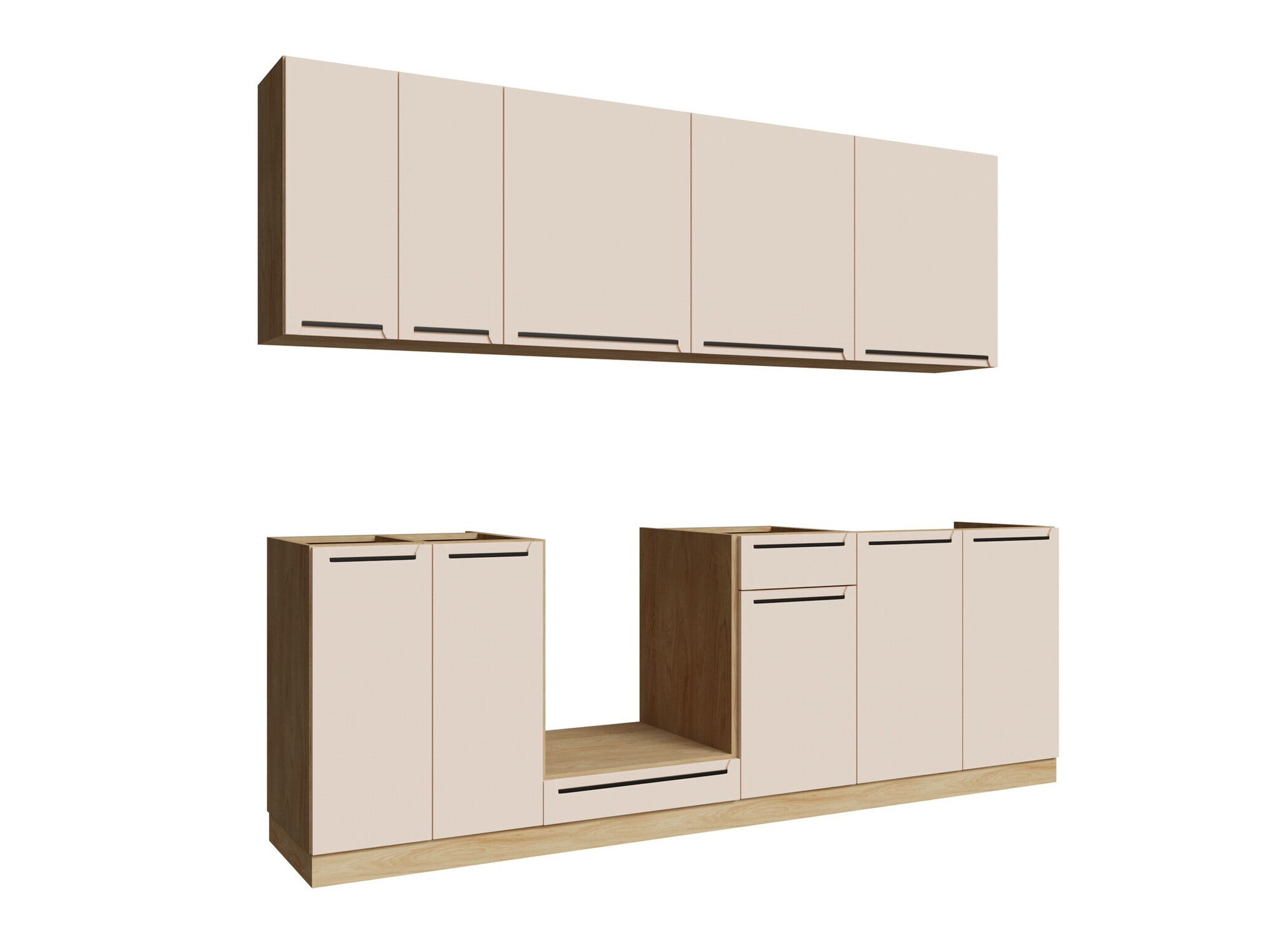 Modular kitchen set Riso Beige 170
