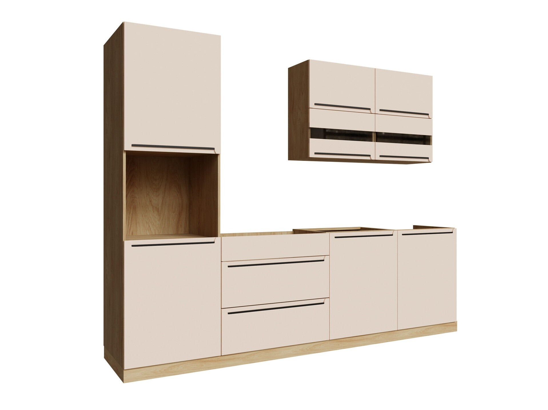 Modular kitchen set Riso Beige 171