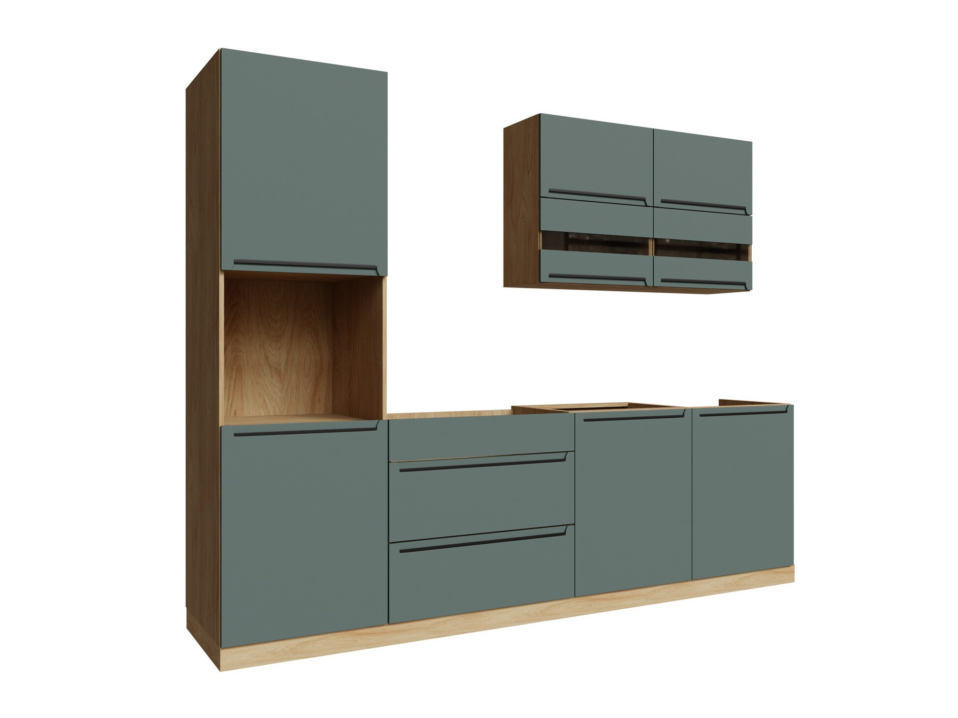 Modular kitchen set Riso Green 170