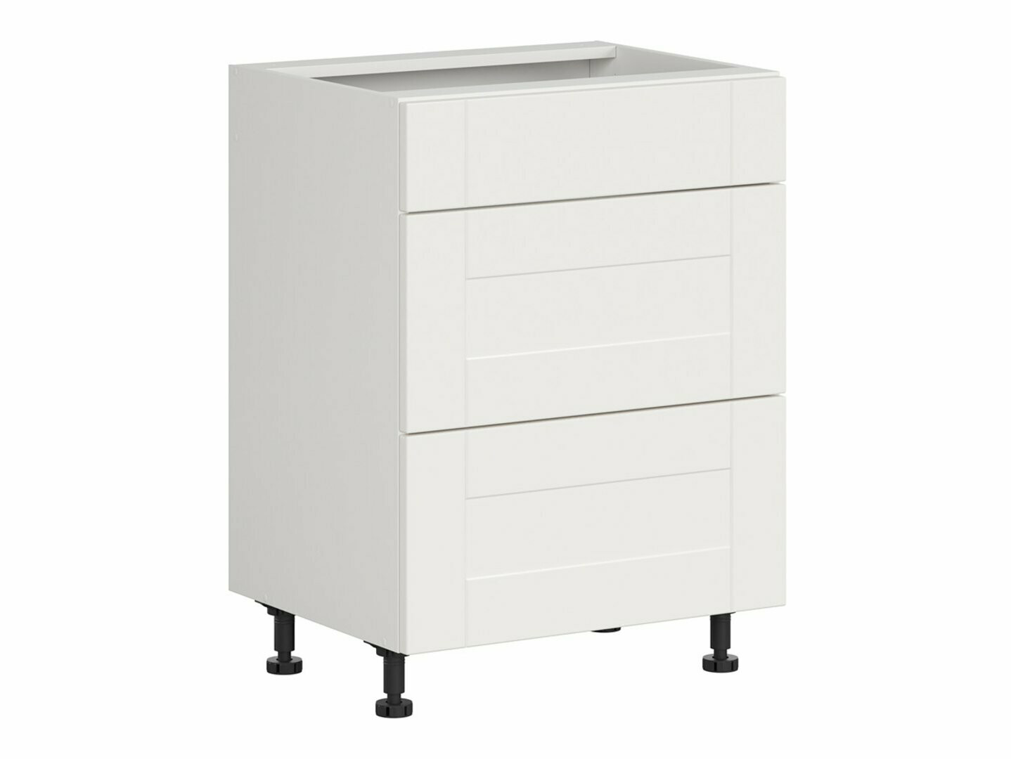 Modular cabinet with drawers Eva White 107