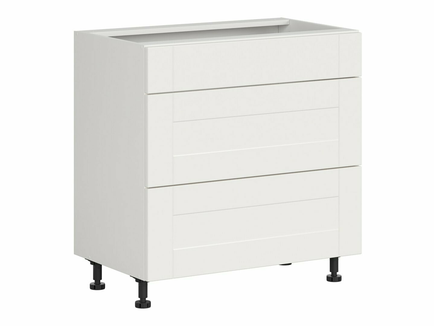 Modular cabinet with drawers Eva White 108