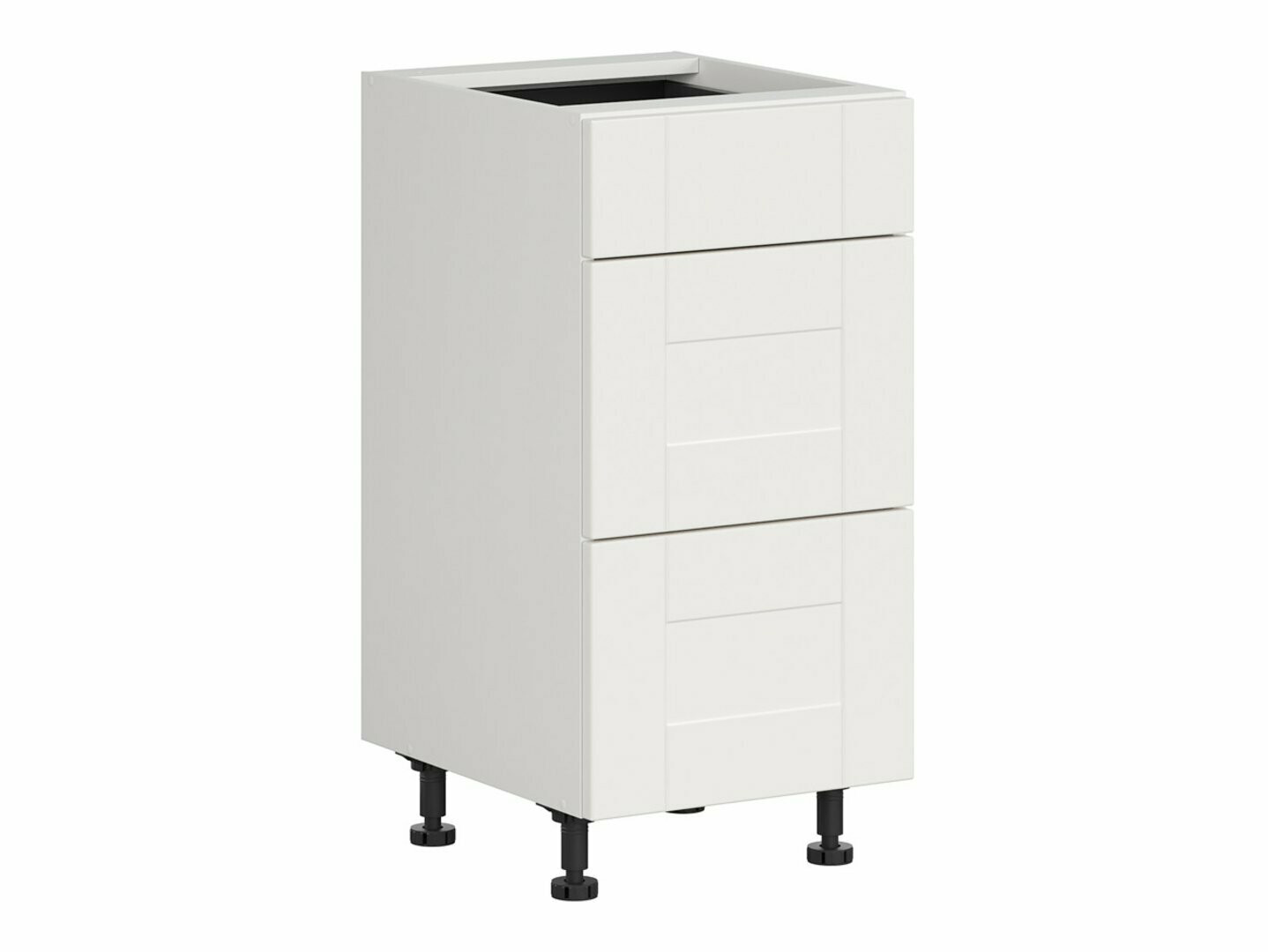 Modular cabinet with drawers Eva White 109