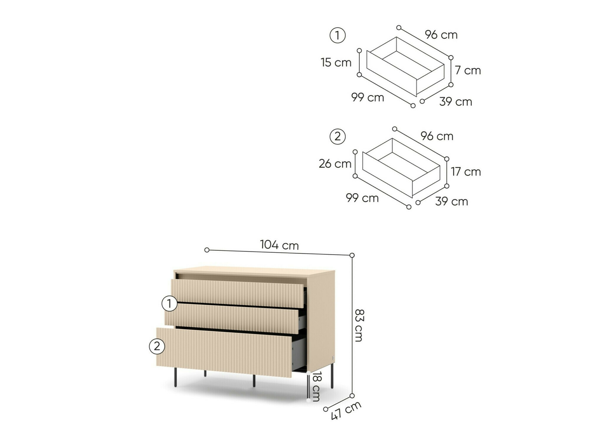 Σετ υπνοδωματίου Lorfera 110