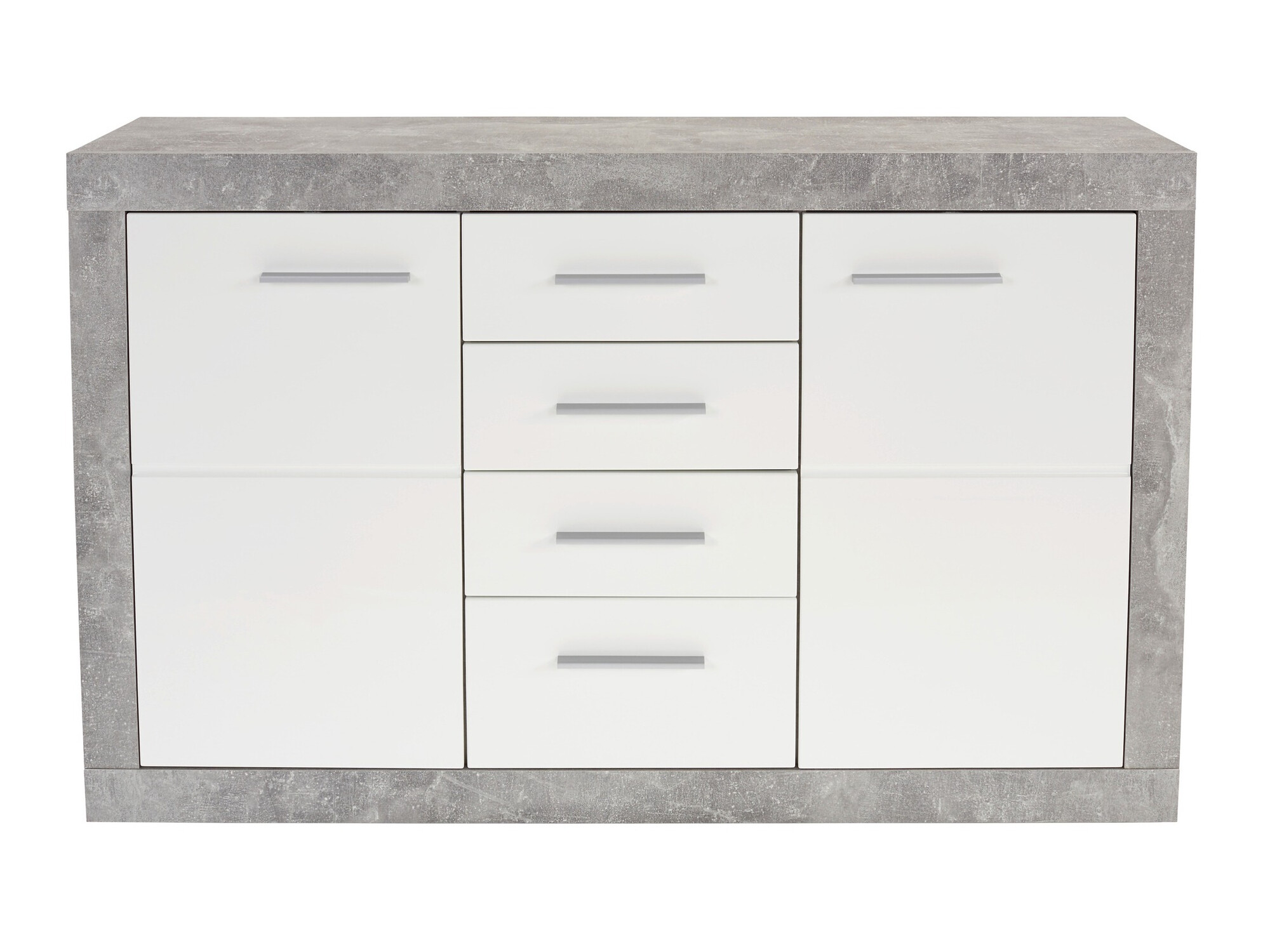 Συρταριέρα Romfera 100 (Άσπρο + Γκρι)