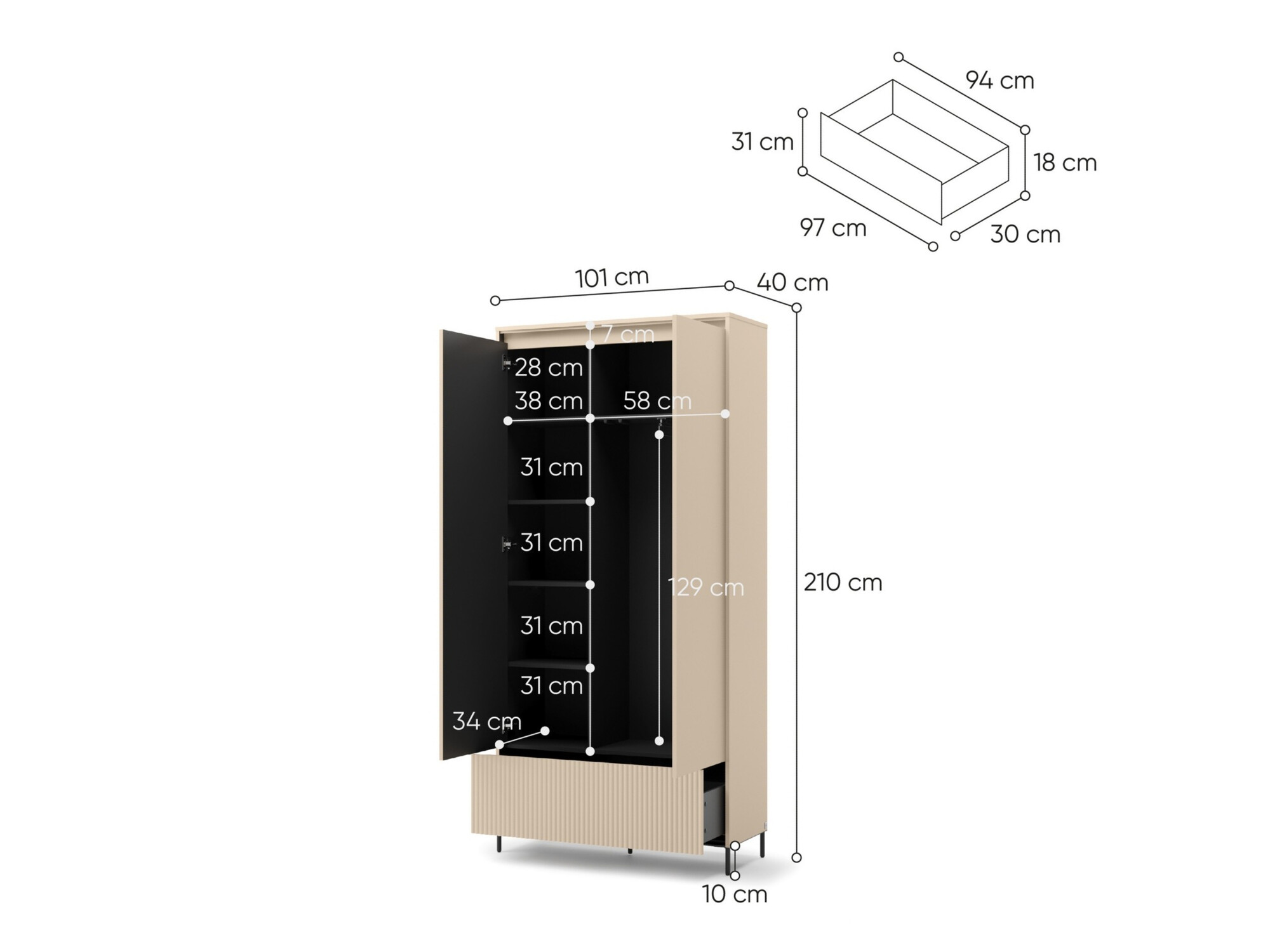 Wardrobe Lorfera 112