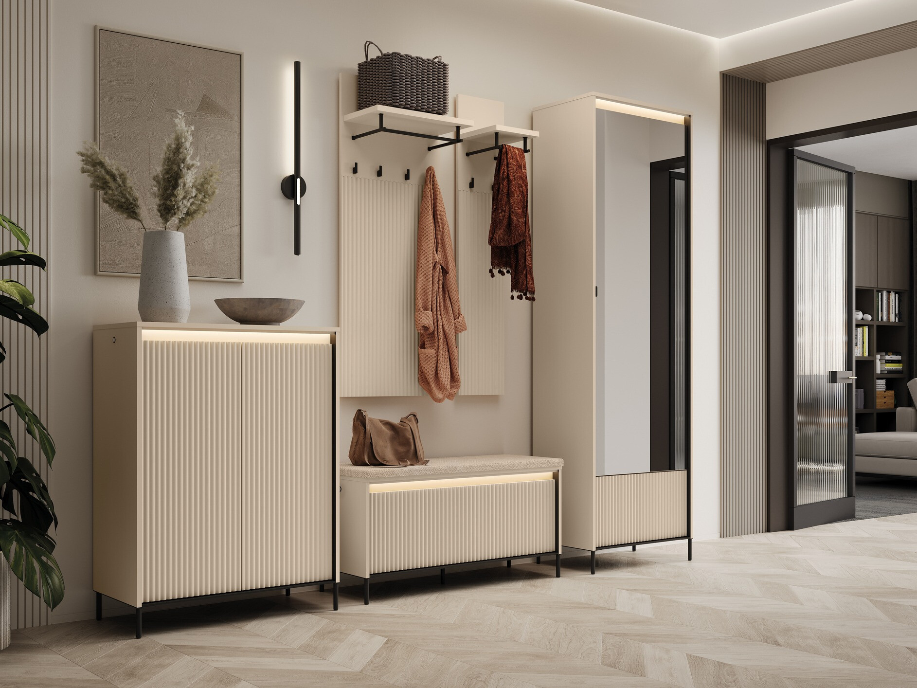 Shoe cabinet Lorfera 115