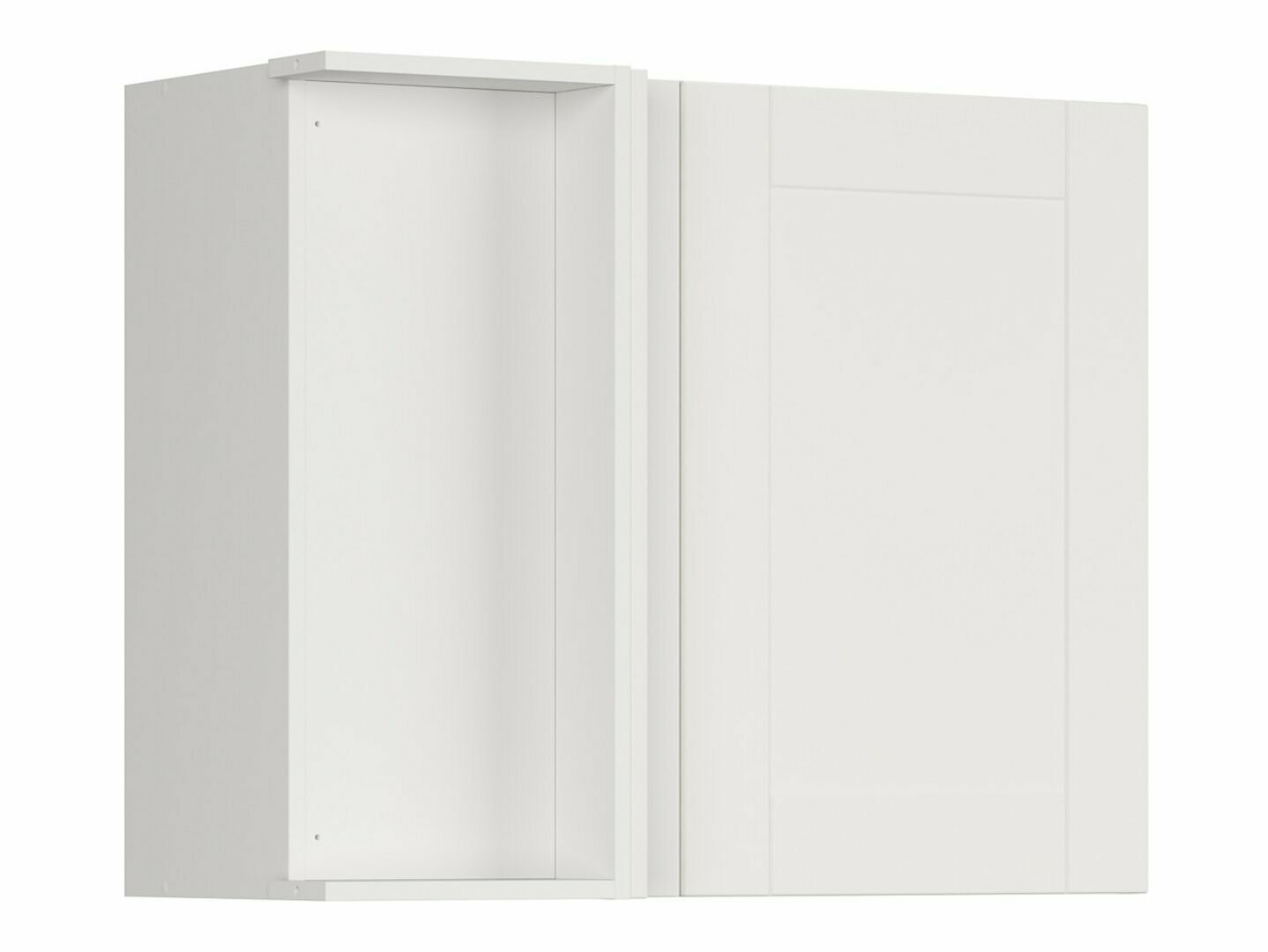 Modular wall-mounted corner cabinet Eva White 160