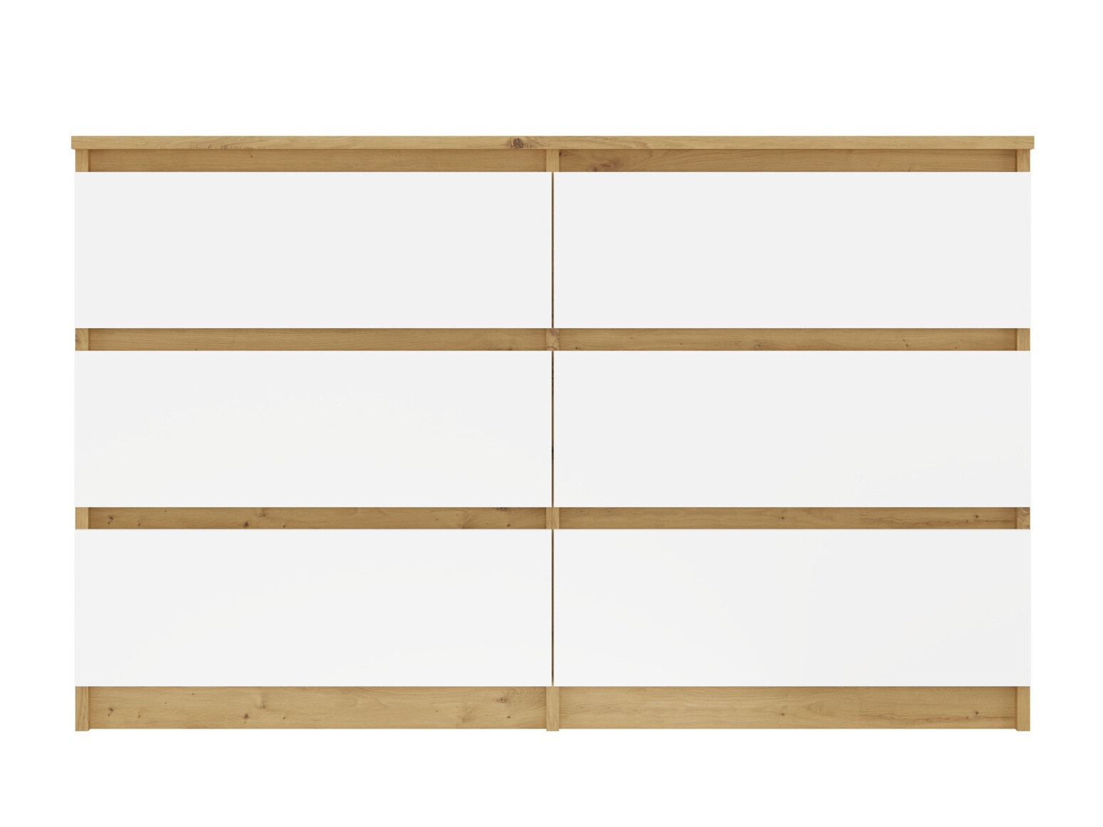 Συρταριέρα Elbvelu 103 (Artisan βελανιδιά + Άσπρο)