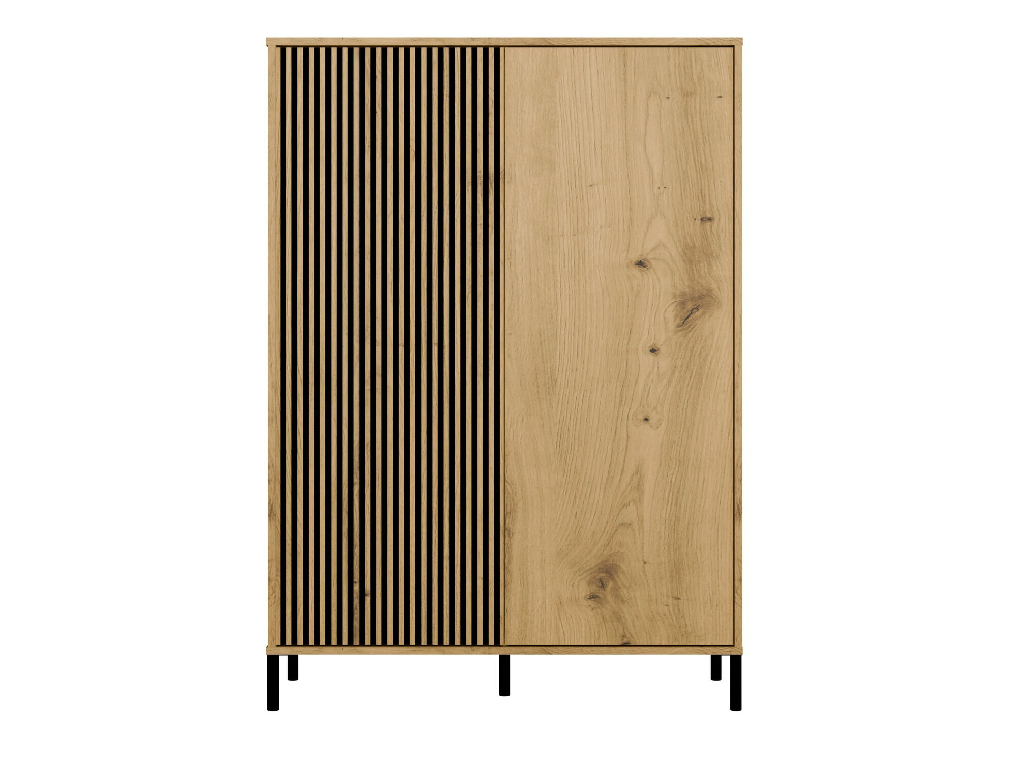 Bookcase Orlsone 102 (Artisan oak + Black)
