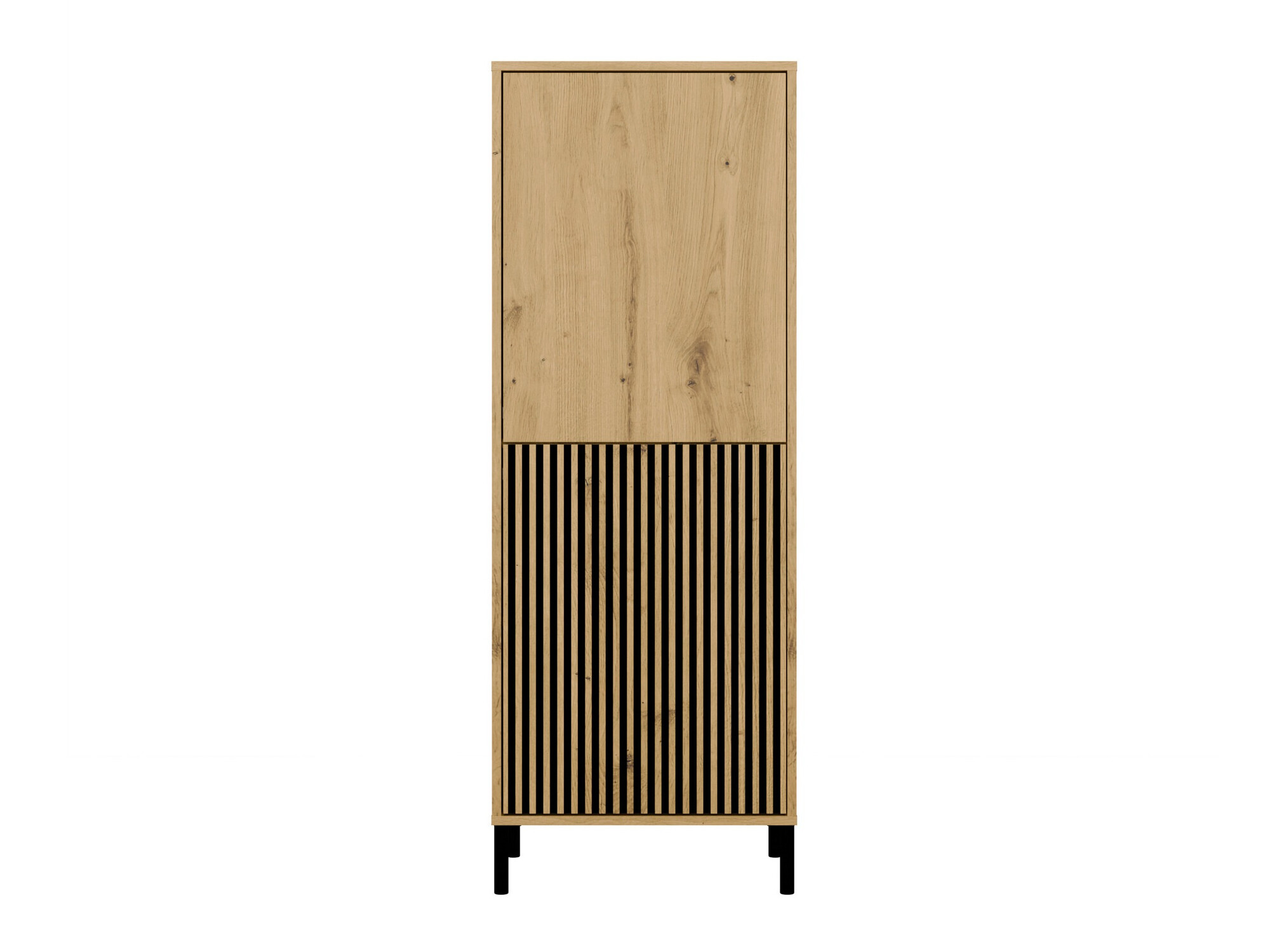 Bookcase Orlsone 103 (Artisan oak + Black)