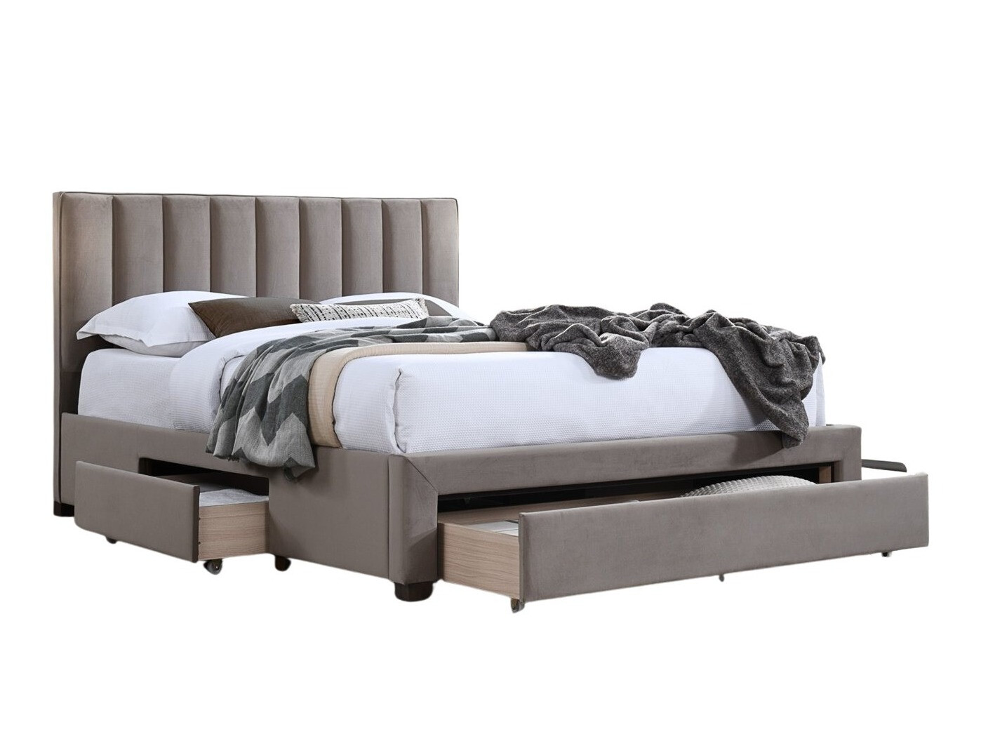 Κρεβάτι Houston Fides (Taupe)