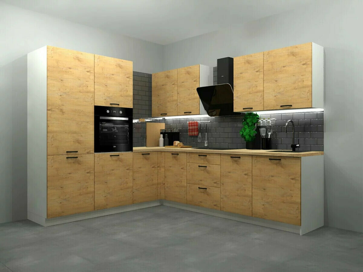 Modular corner cabinet Amper Lancelot 130