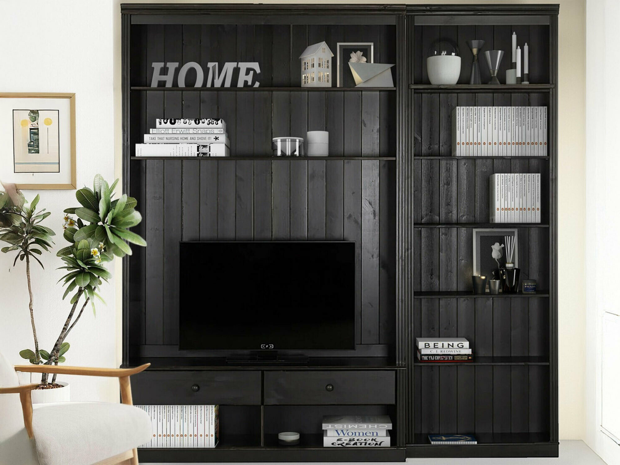 Living room set Saltoro 106 (Dark brown)