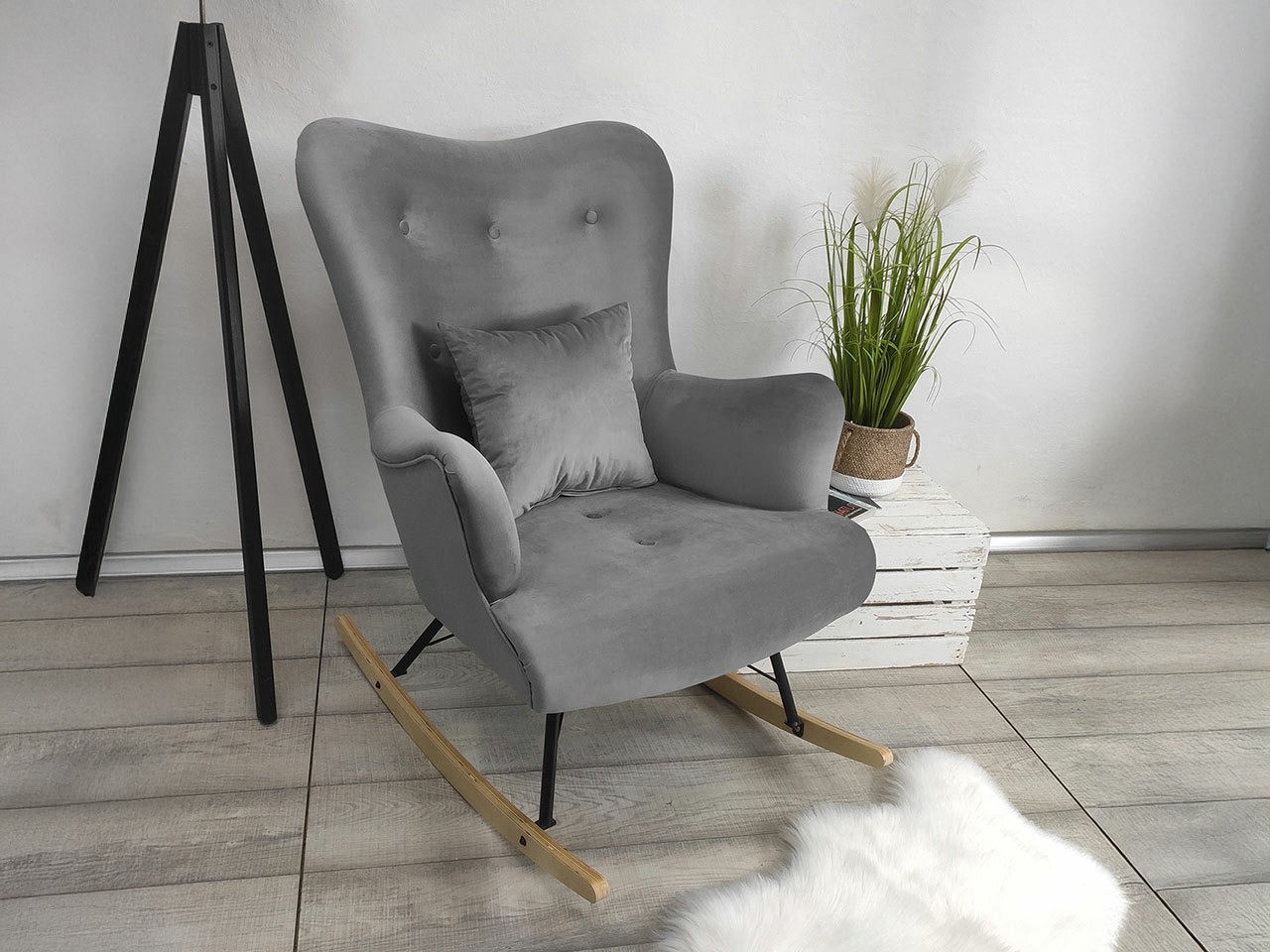 Κουνιστή καρέκλα Clovis 101 (Magic Velvet 2217)