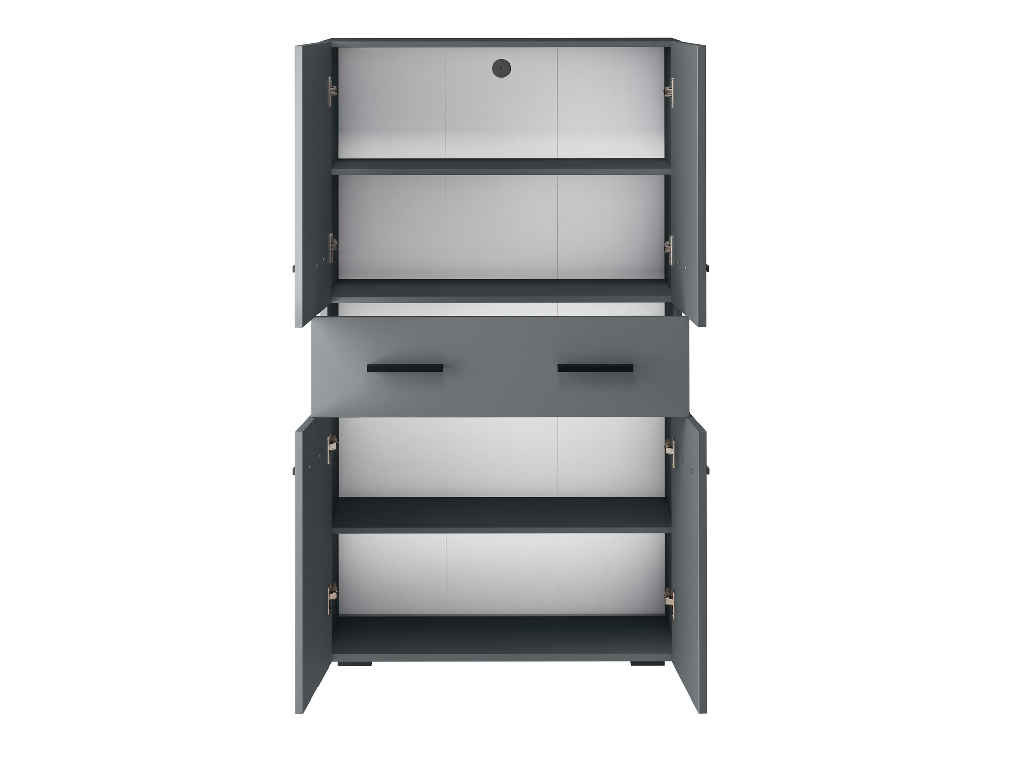 Όρθιο ντουλάπι μπάνιου Larlori 106 (Ανθρακί)