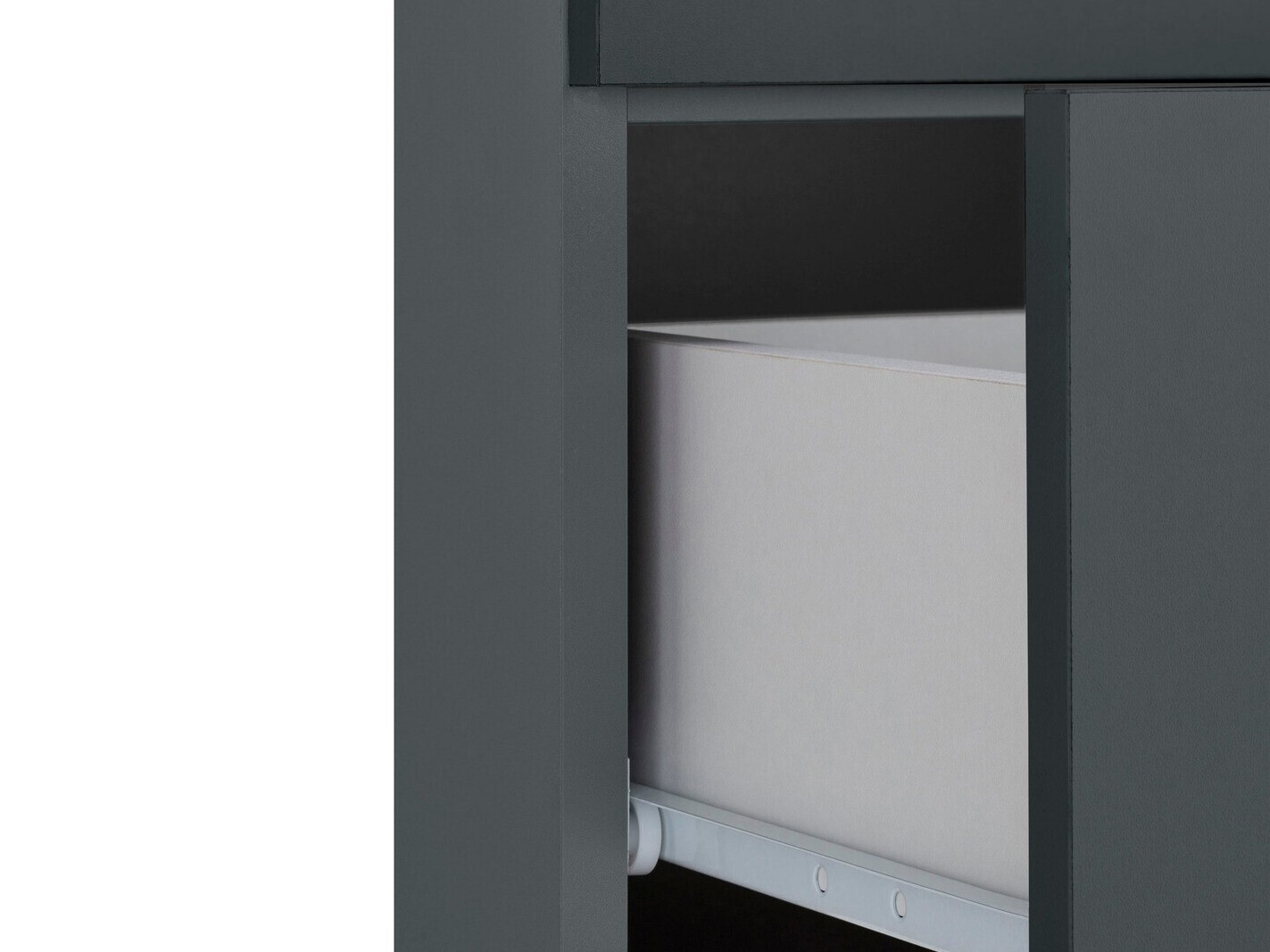 Όρθιο ντουλάπι μπάνιου Larlori 106 (Ανθρακί)