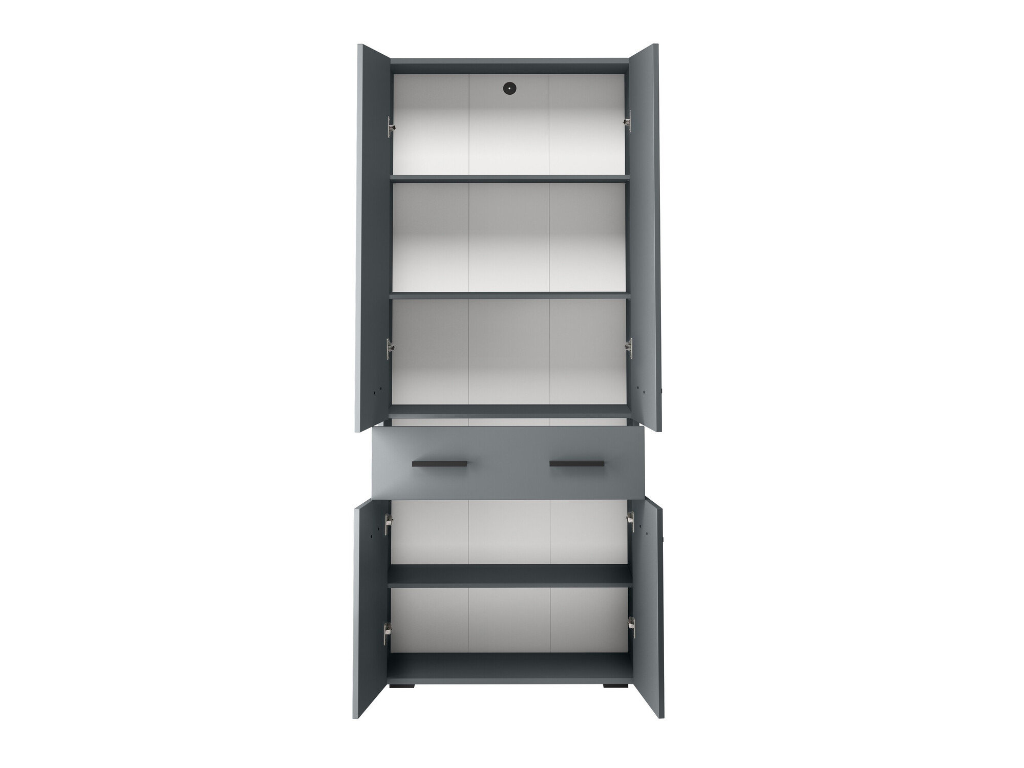 Όρθιο ντουλάπι μπάνιου Larlori 107 (Ανθρακί)