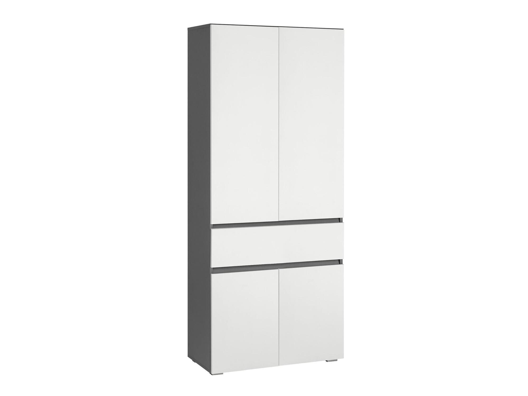Standing bathroom cabinet Soncamu 113 (White + Anthracite)