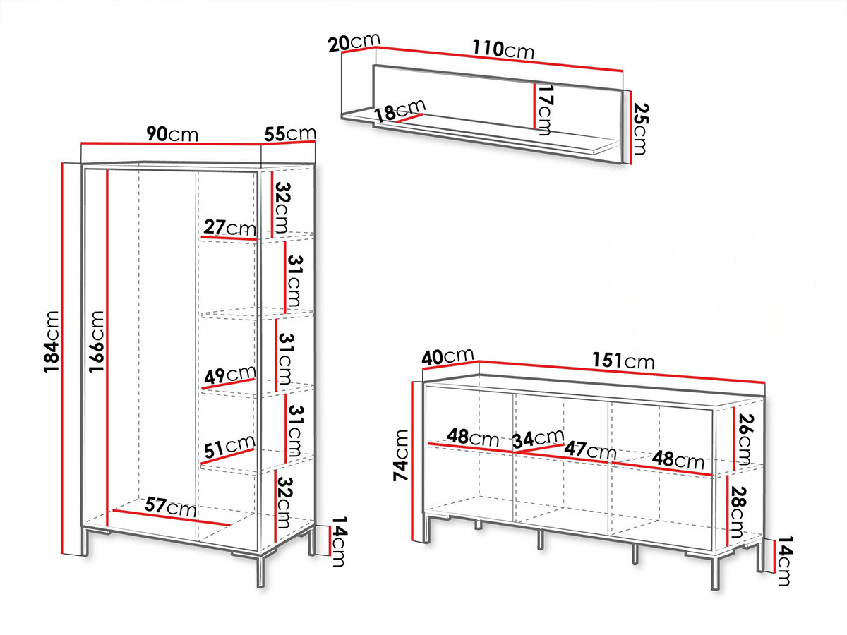 Σετ επίπλων σαλονιού Fabula I
