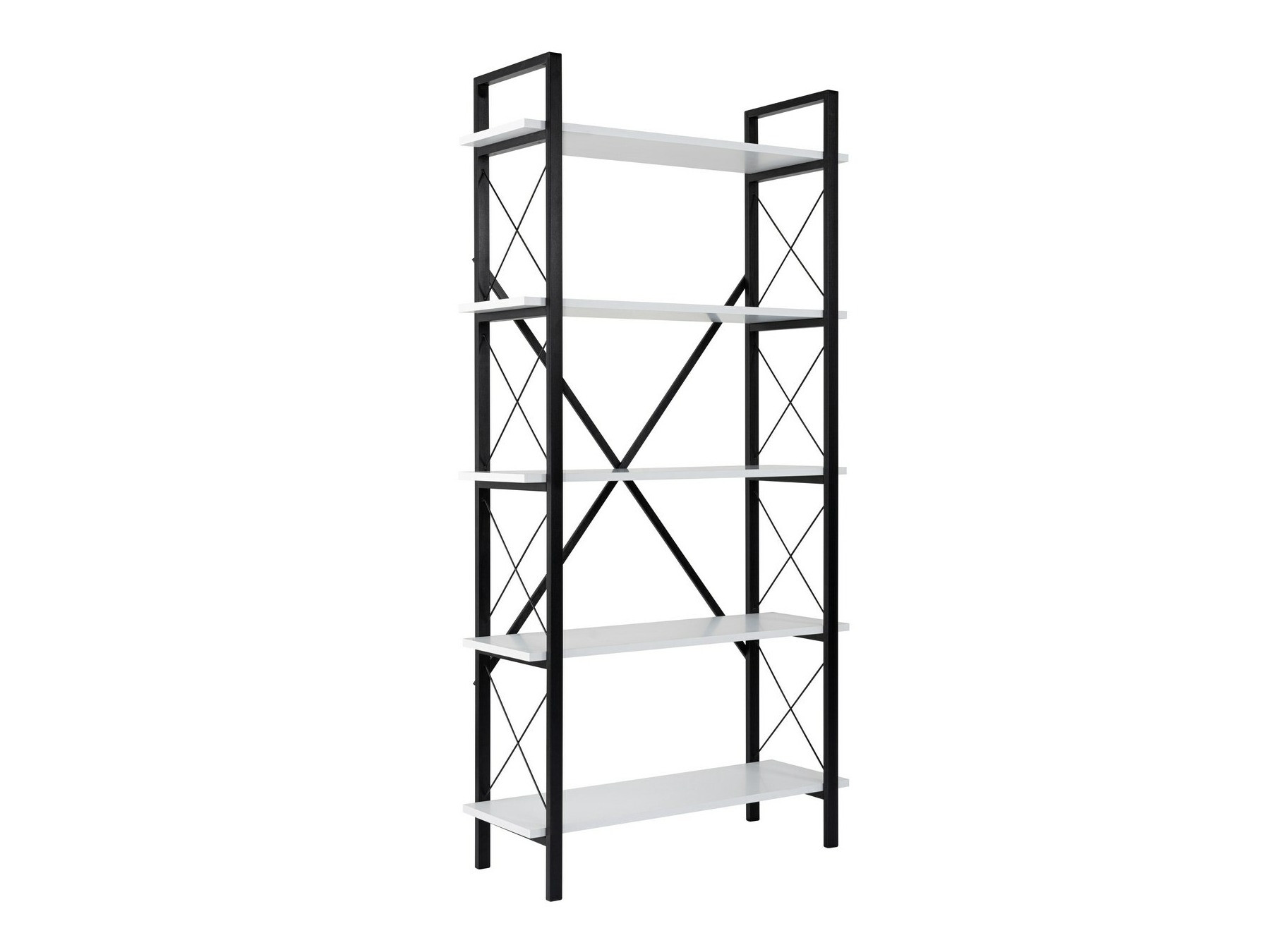 Bookcase Novato 115 (White + Black)