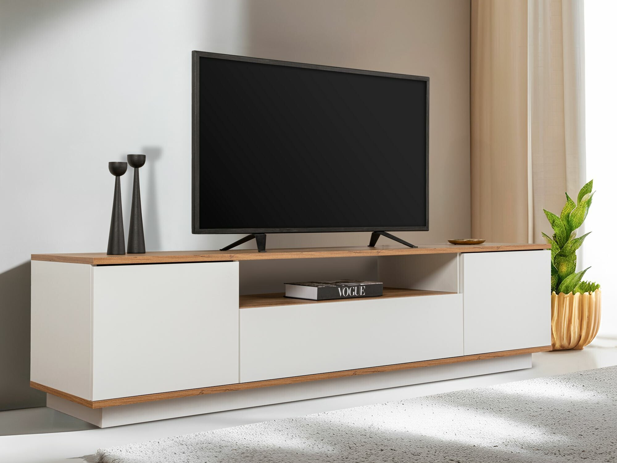 TV stand Kailua 2405 (White)