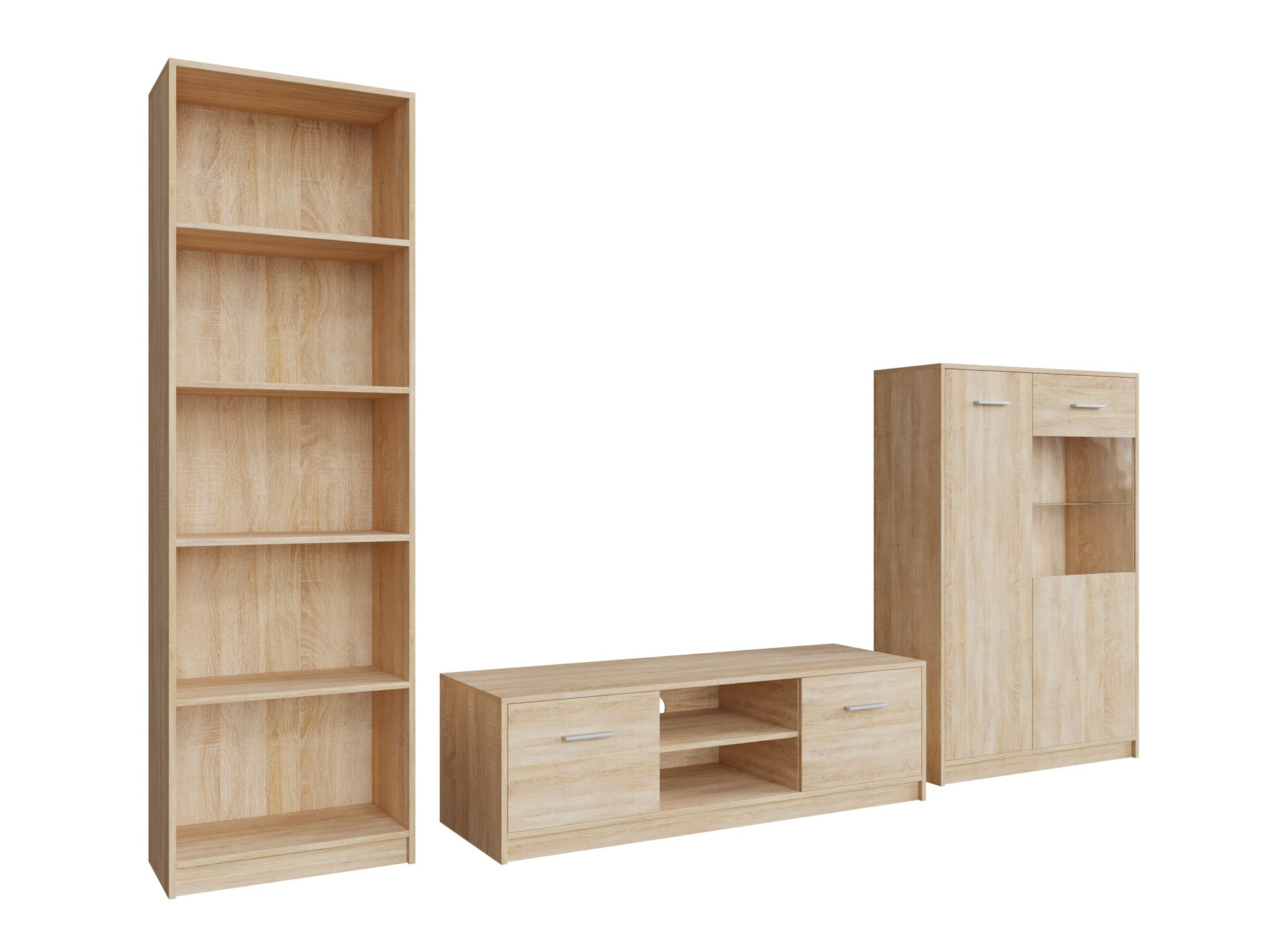 Σετ επίπλων σαλονιού Novsore 164 (Sonoma οξιά)