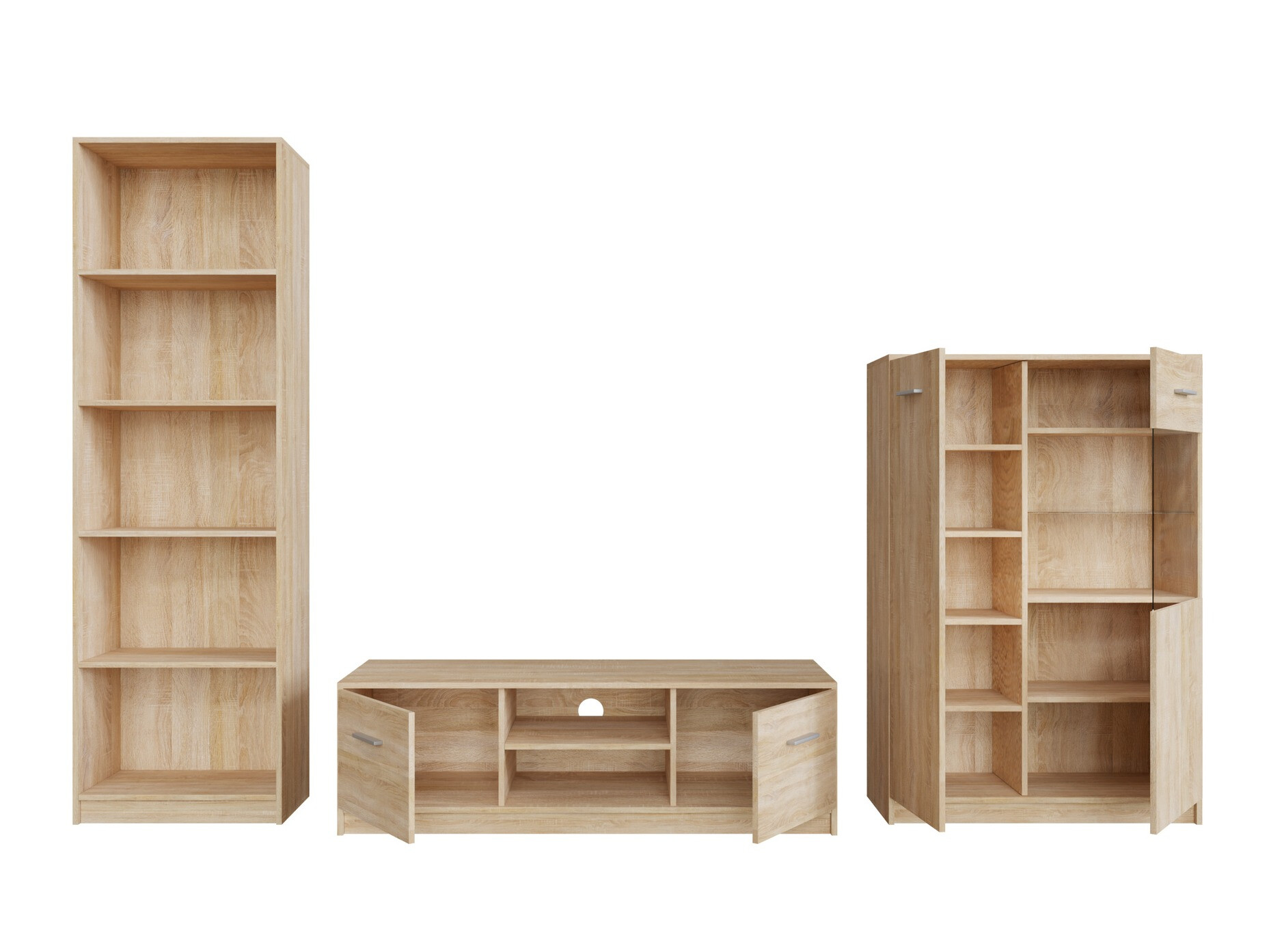 Σετ επίπλων σαλονιού Novsore 164 (Sonoma οξιά)