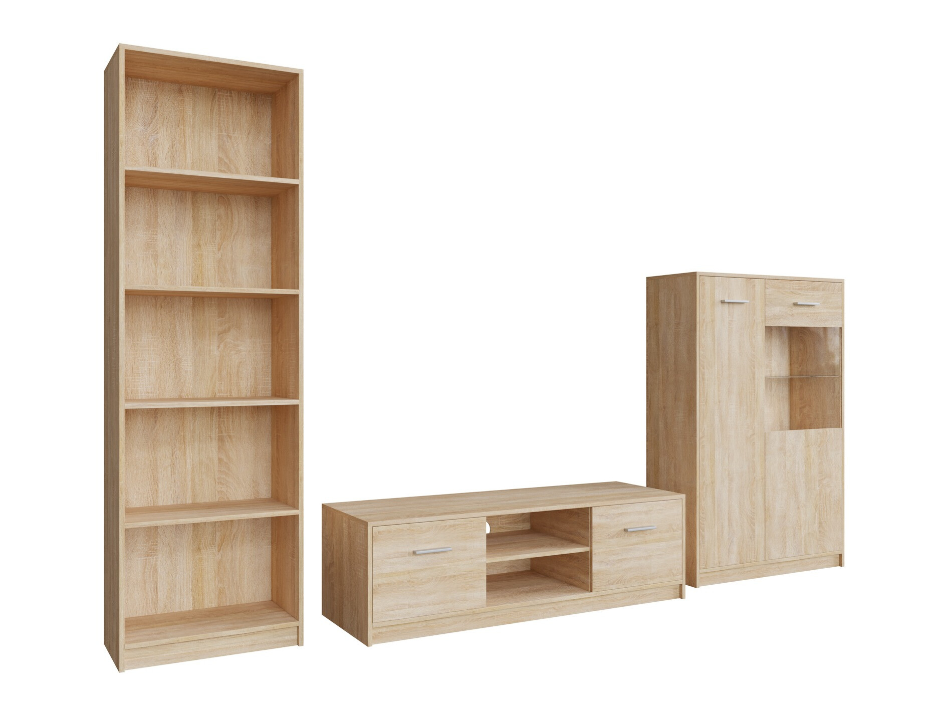 Σετ επίπλων σαλονιού Novsore 164 (Sonoma οξιά)