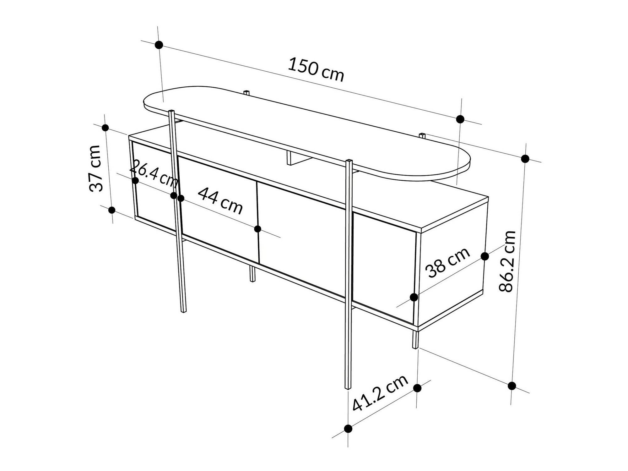 Κονσόλα Kailua 2452