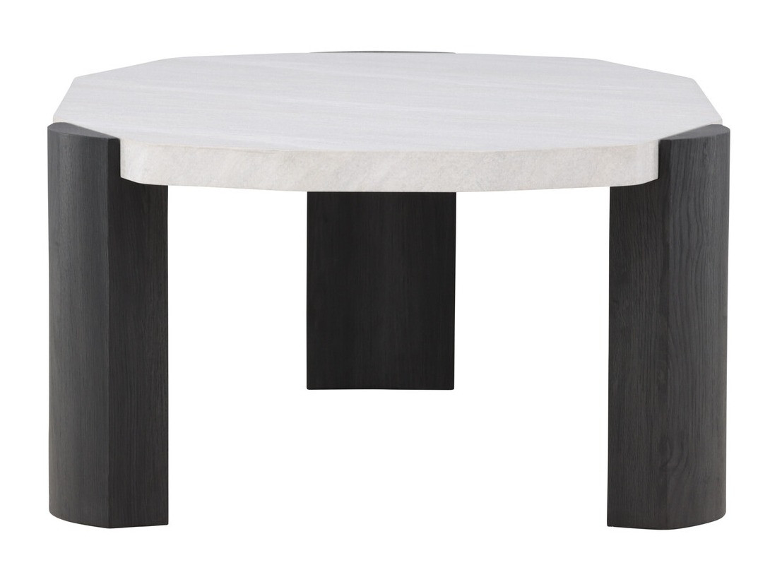 Coffee table Dallas 4792 (Black + White marble)