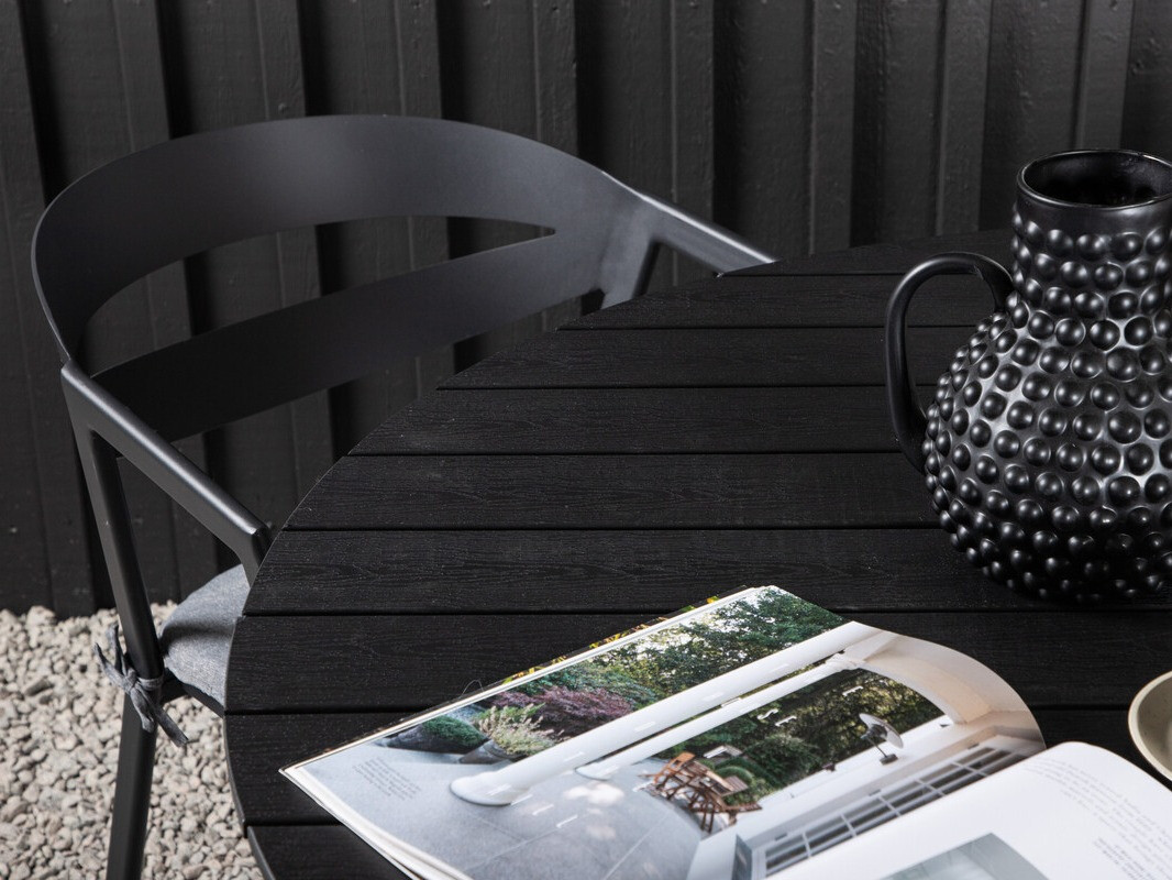 Σετ Τραπέζι και καρέκλες Dallas 4791 (Μαύρο)