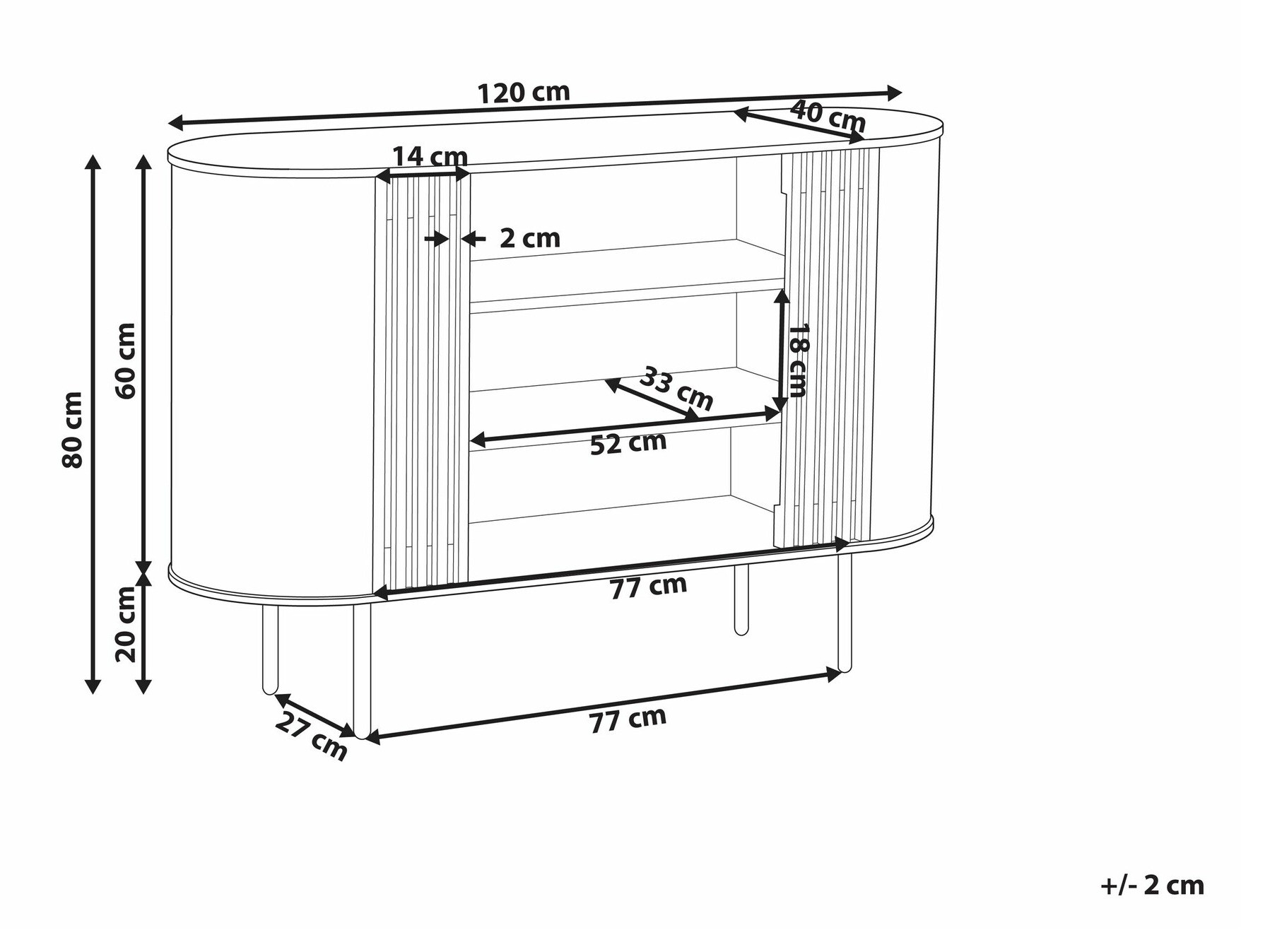 Bookcase Berwyn 2562